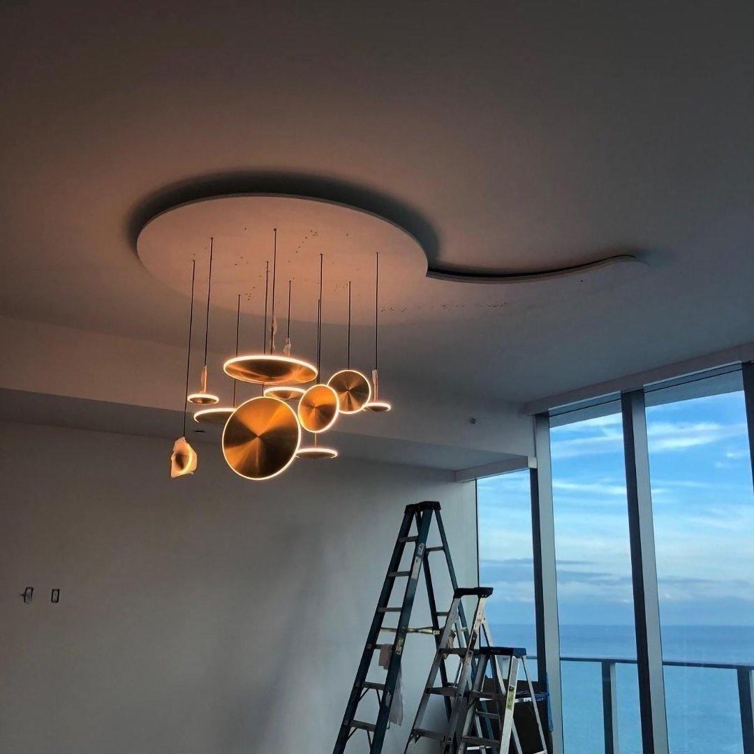 Uvenisra Moderne Minimalistische Teller-Pendelleuchte-Letslighting