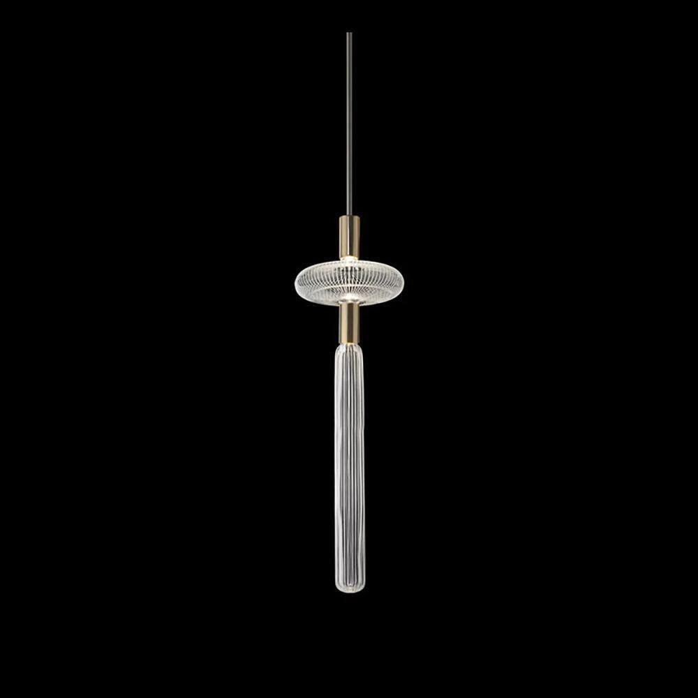 Solara Pendelleuchte Kristall Zylinder Cipher Modern-Letslighting