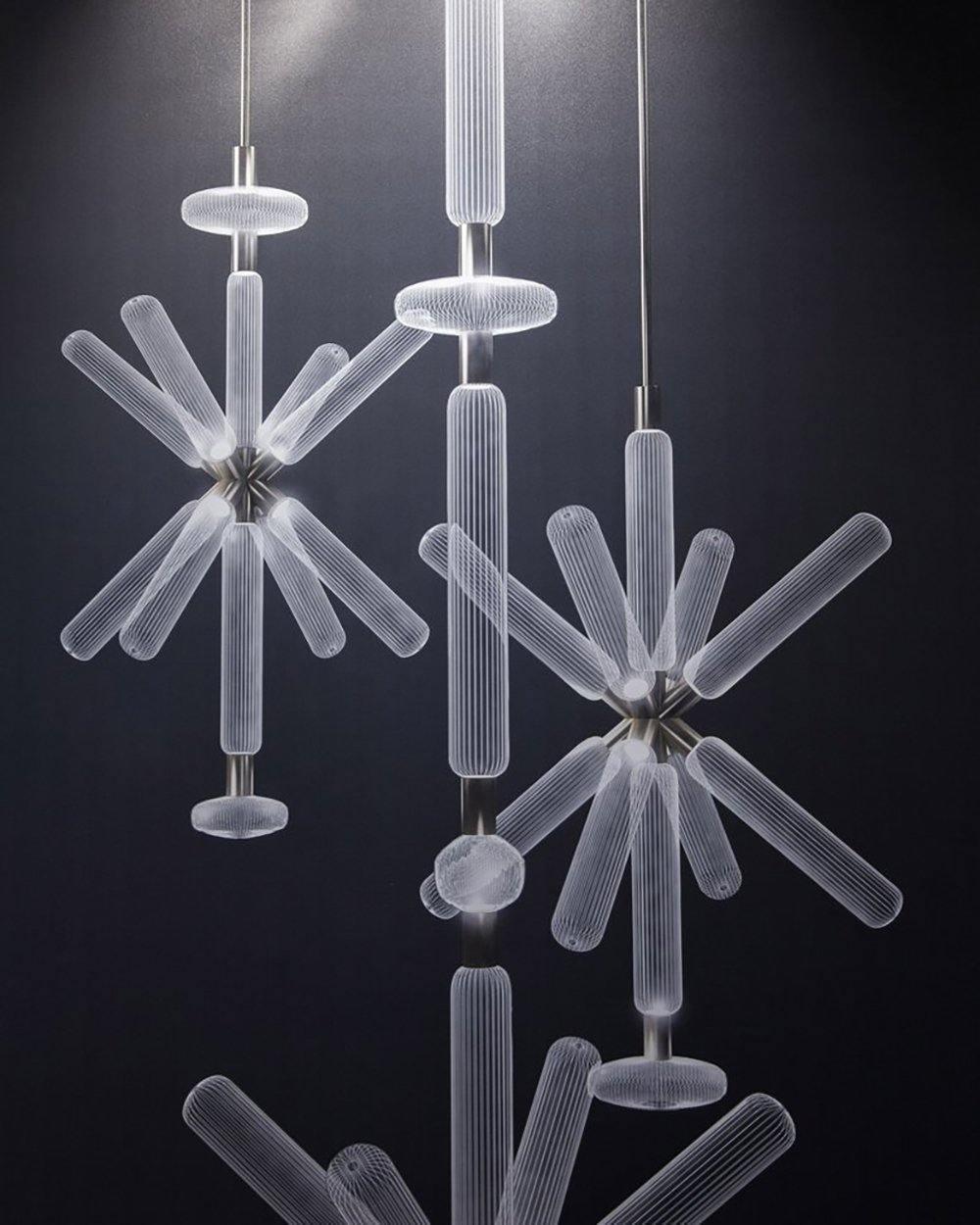 Solara Pendelleuchte Kristall Zylinder Cipher Modern-Letslighting