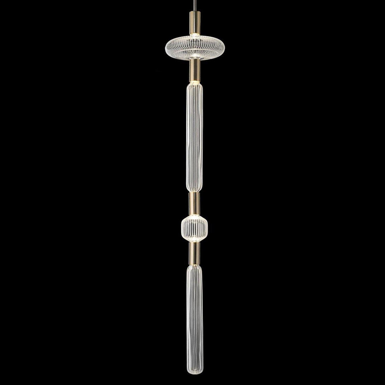 Solara Pendelleuchte Kristall Zylinder Cipher Modern-Letslighting