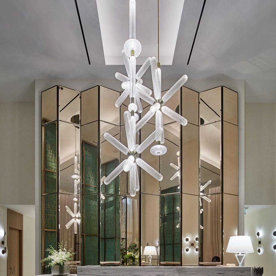 Solara Pendelleuchte Kristall Zylinder Cipher Modern-Letslighting