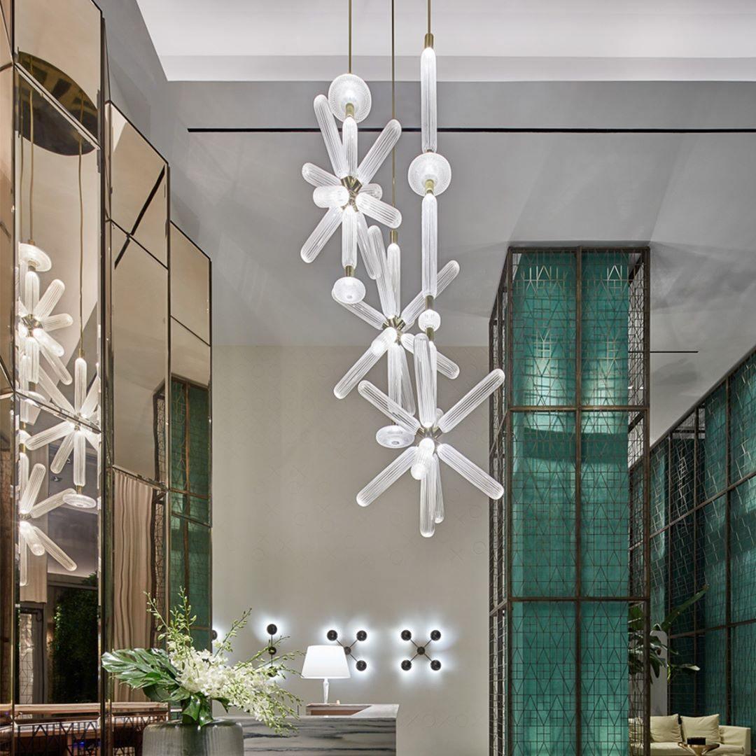 Solara Pendelleuchte Kristall Zylinder Cipher Modern-Letslighting