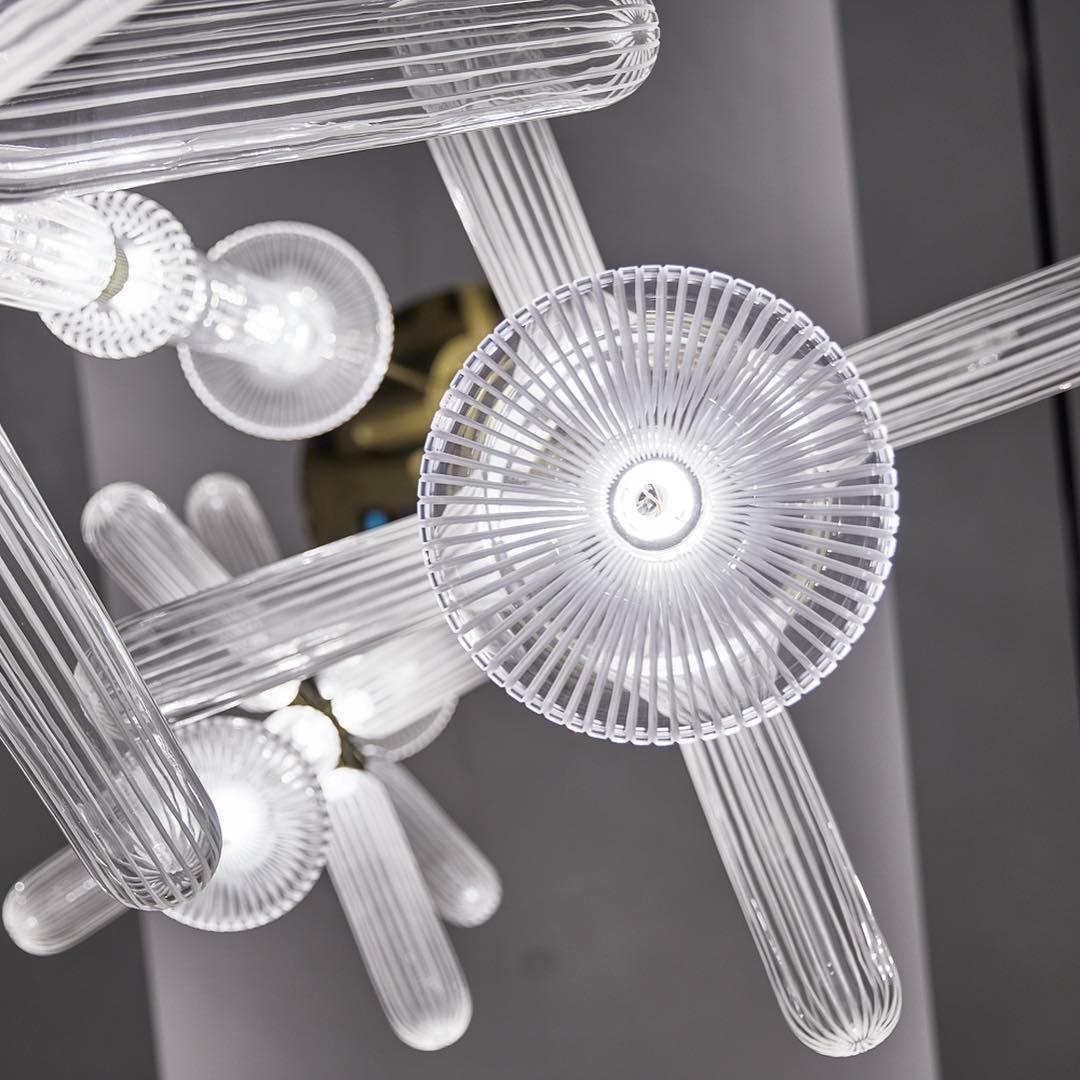 Solara Pendelleuchte Kristall Zylinder Cipher Modern-Letslighting