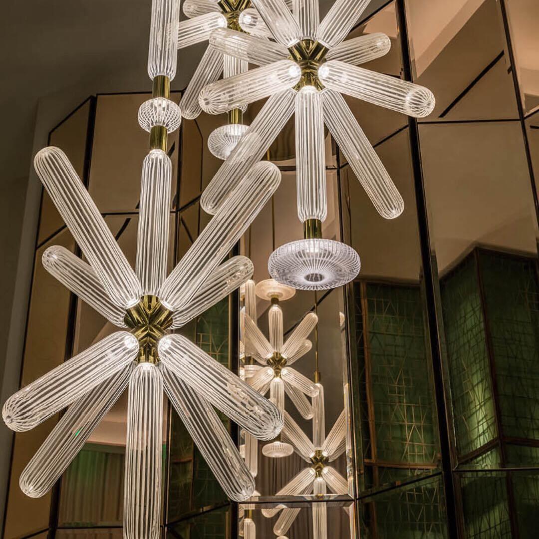 Solara Pendelleuchte Kristall Zylinder Cipher Modern-Letslighting