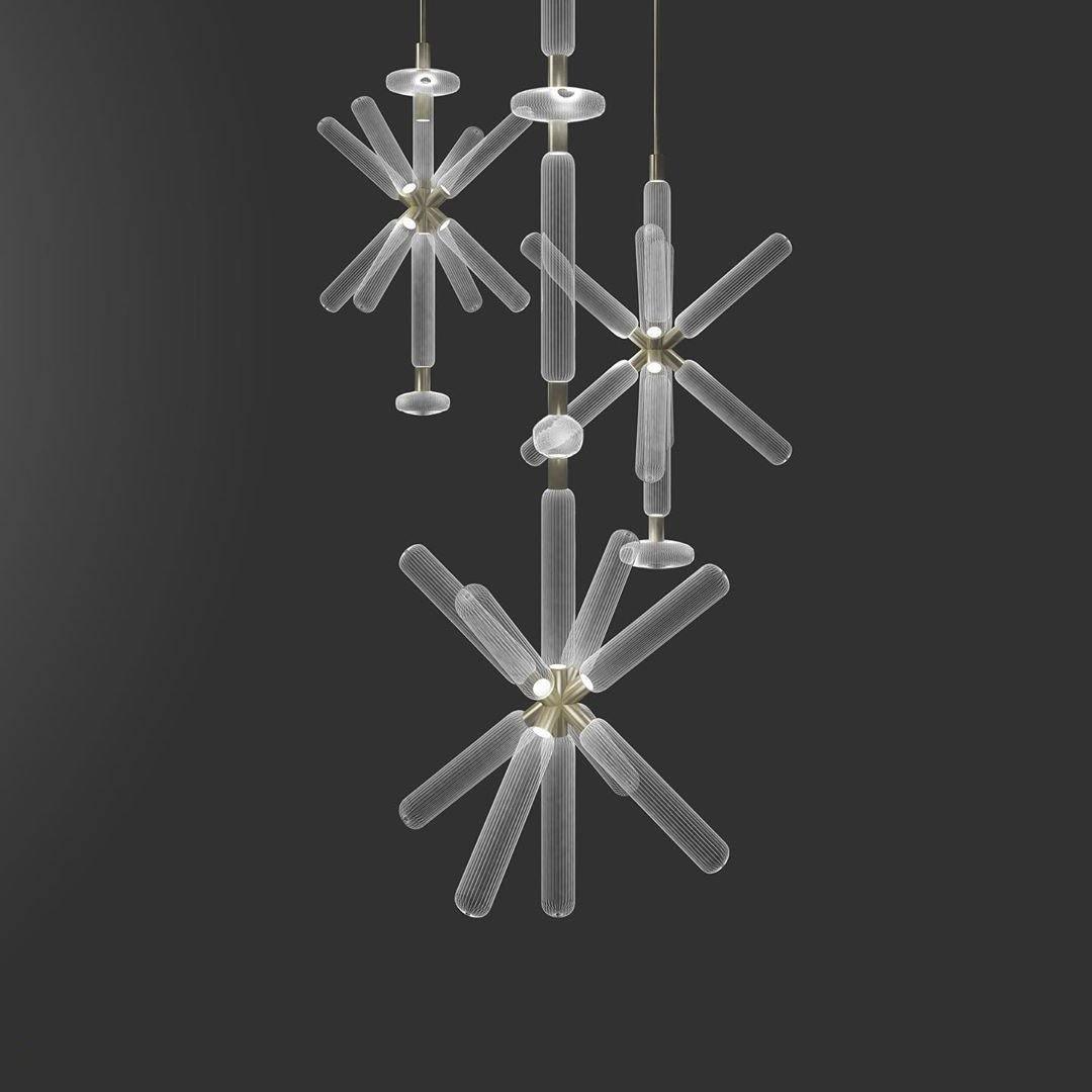 Solara Pendelleuchte Kristall Zylinder Cipher Modern-Letslighting