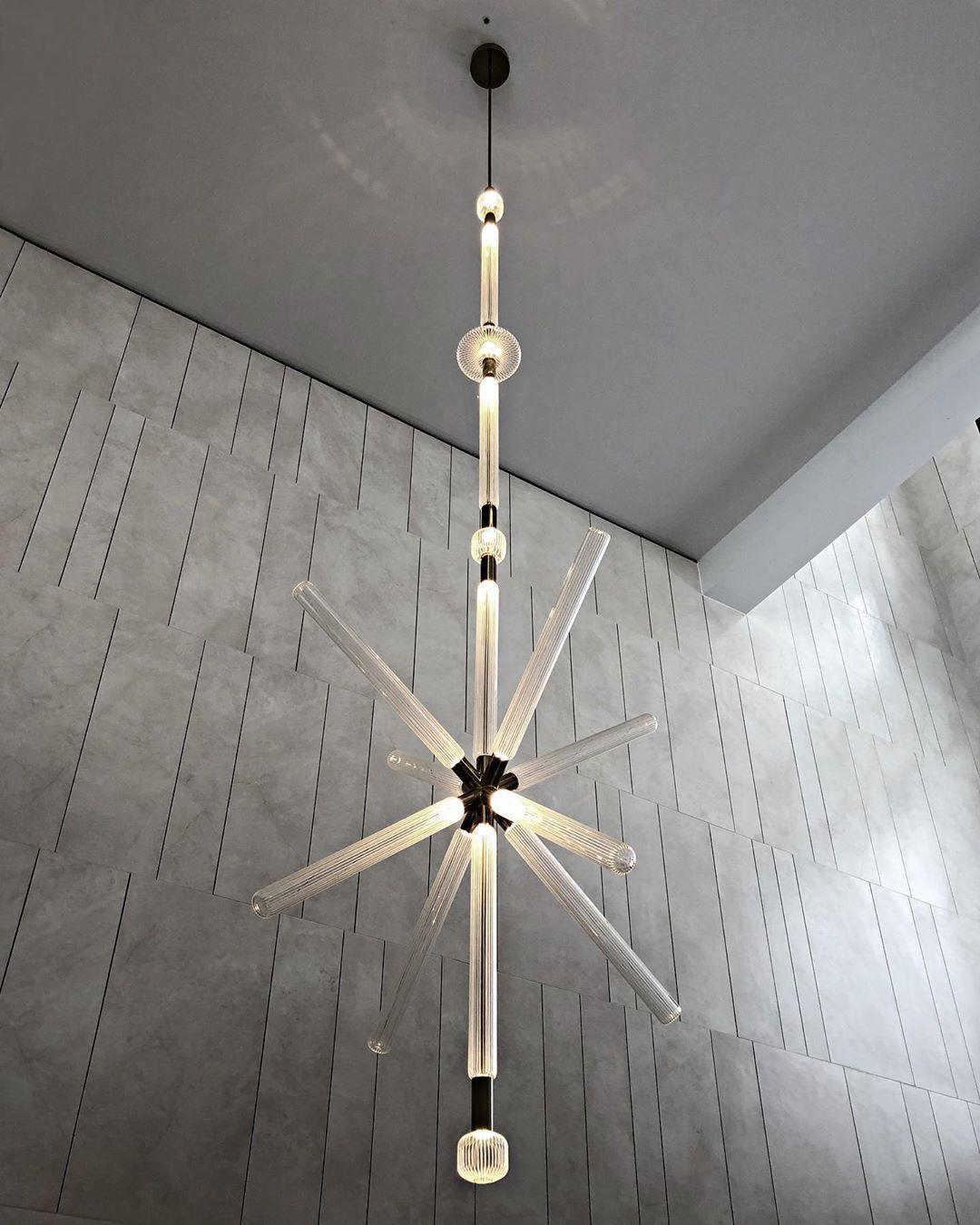 Solara Pendelleuchte Kristall Zylinder Cipher Modern-Letslighting