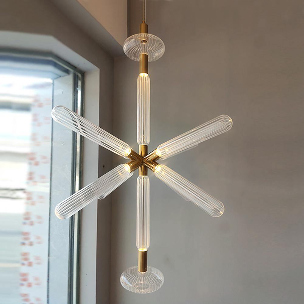 Solara Pendelleuchte Kristall Zylinder Cipher Modern-Letslighting