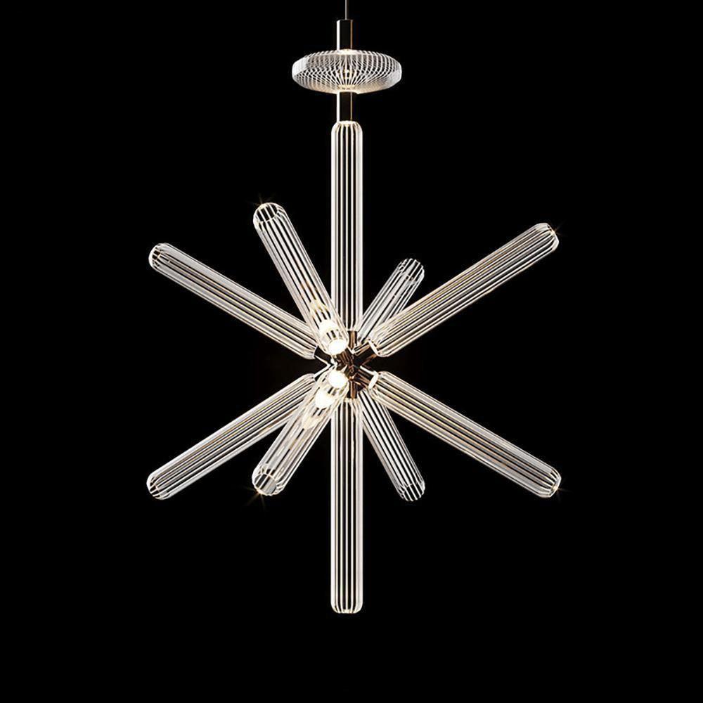 Solara Pendelleuchte Kristall Zylinder Cipher Modern-Letslighting