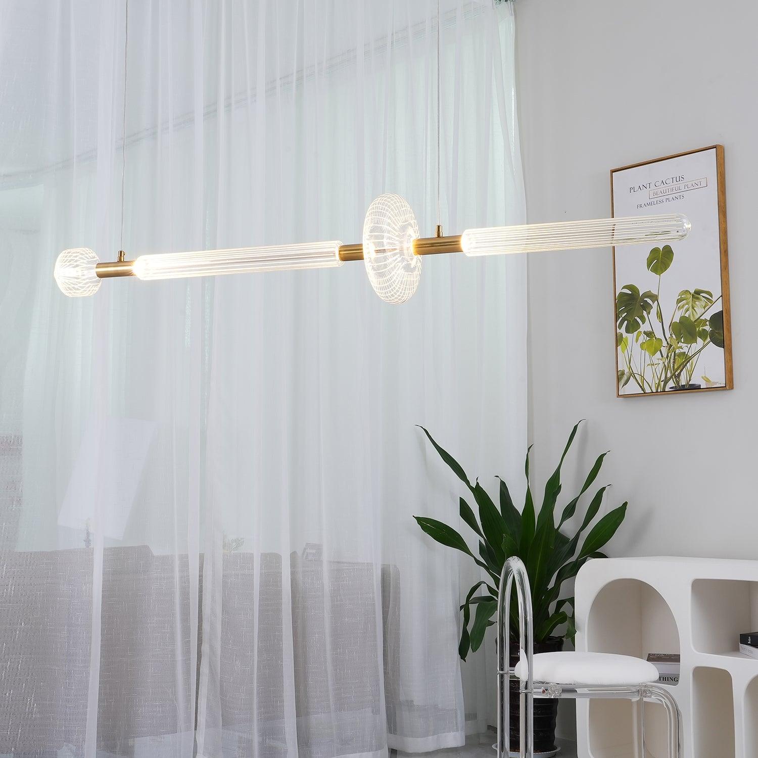 Solara Pendelleuchte Kristall Zylinder Cipher Modern-Letslighting