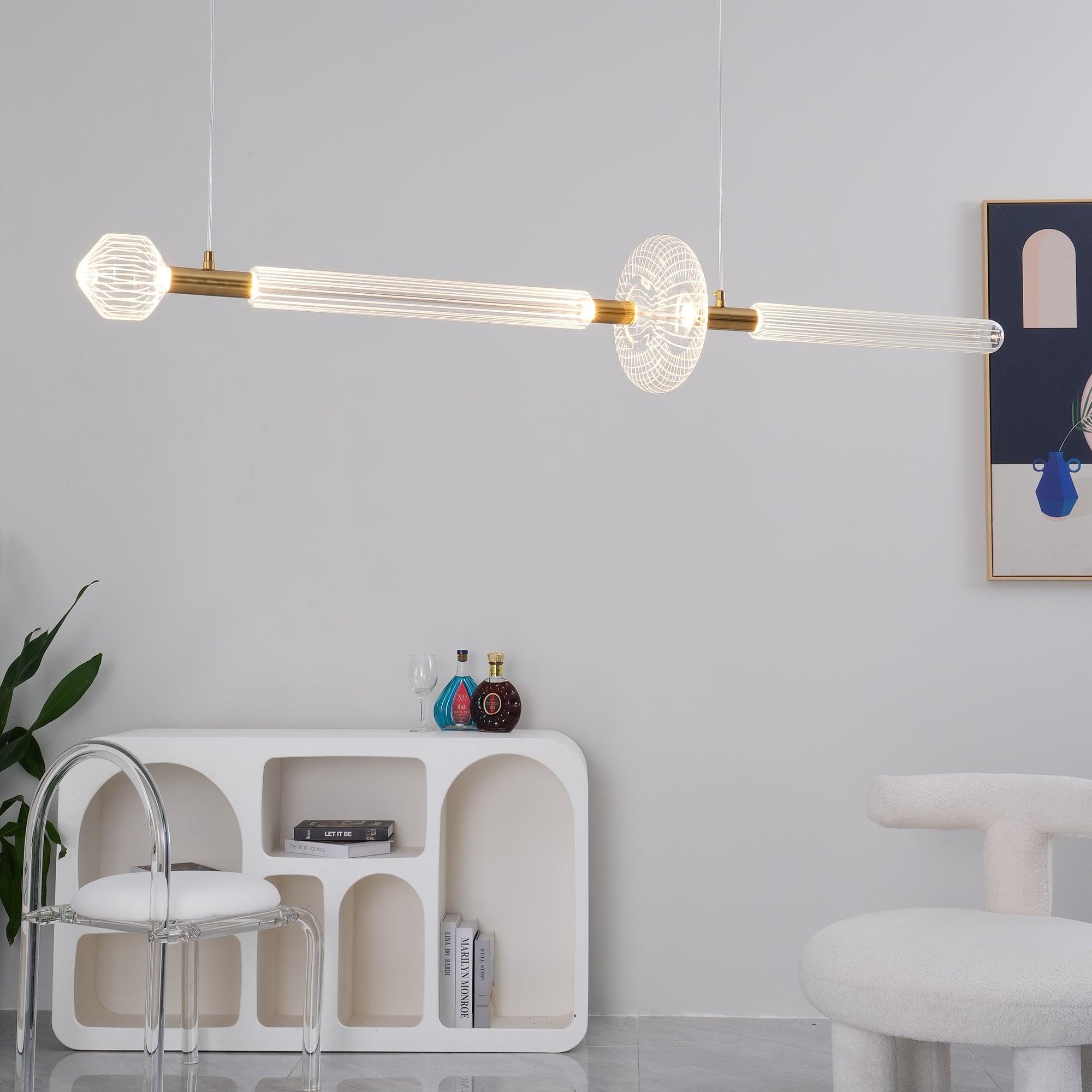 Solara Pendelleuchte Kristall Zylinder Cipher Modern-Letslighting