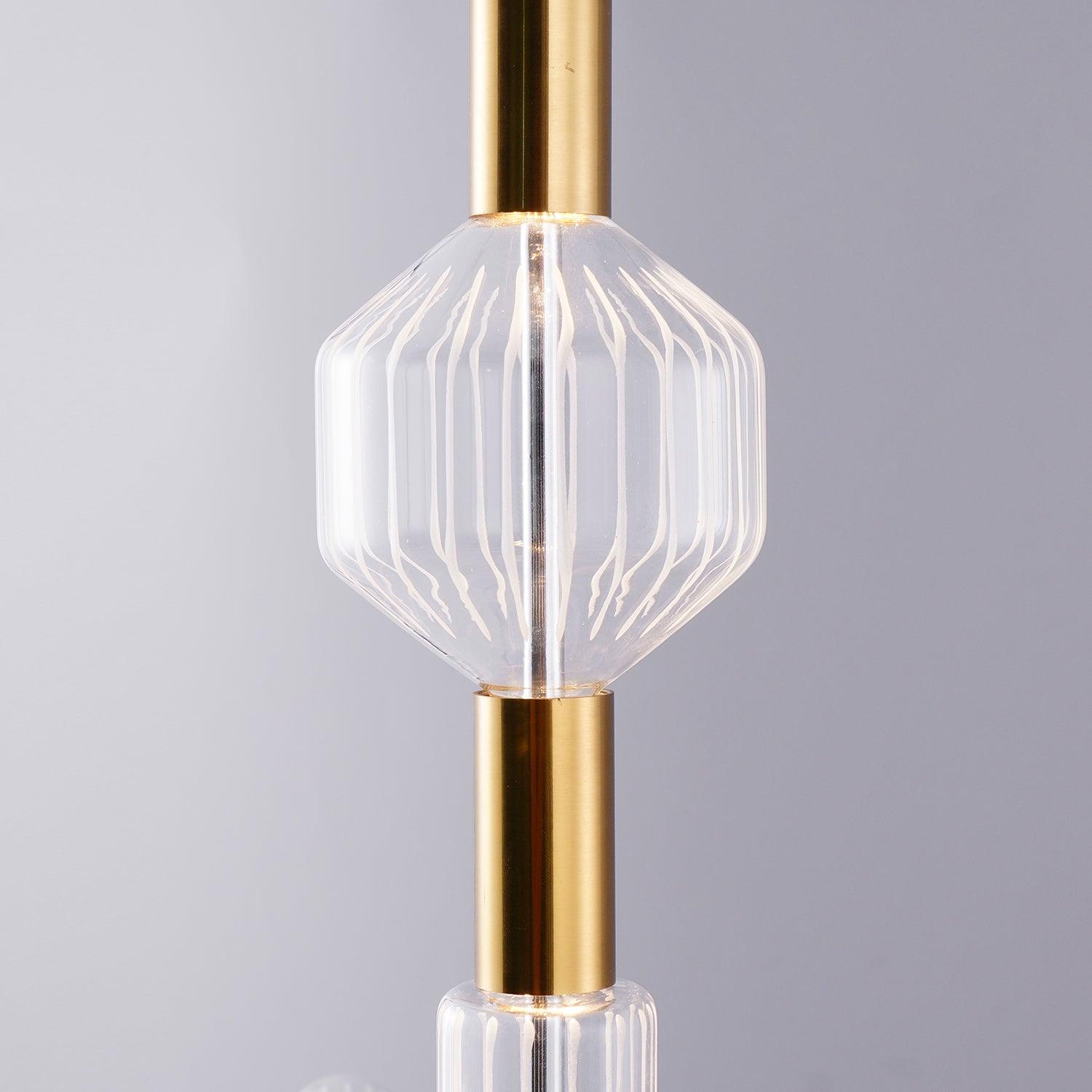 Solara Pendelleuchte Kristall Zylinder Cipher Modern-Letslighting