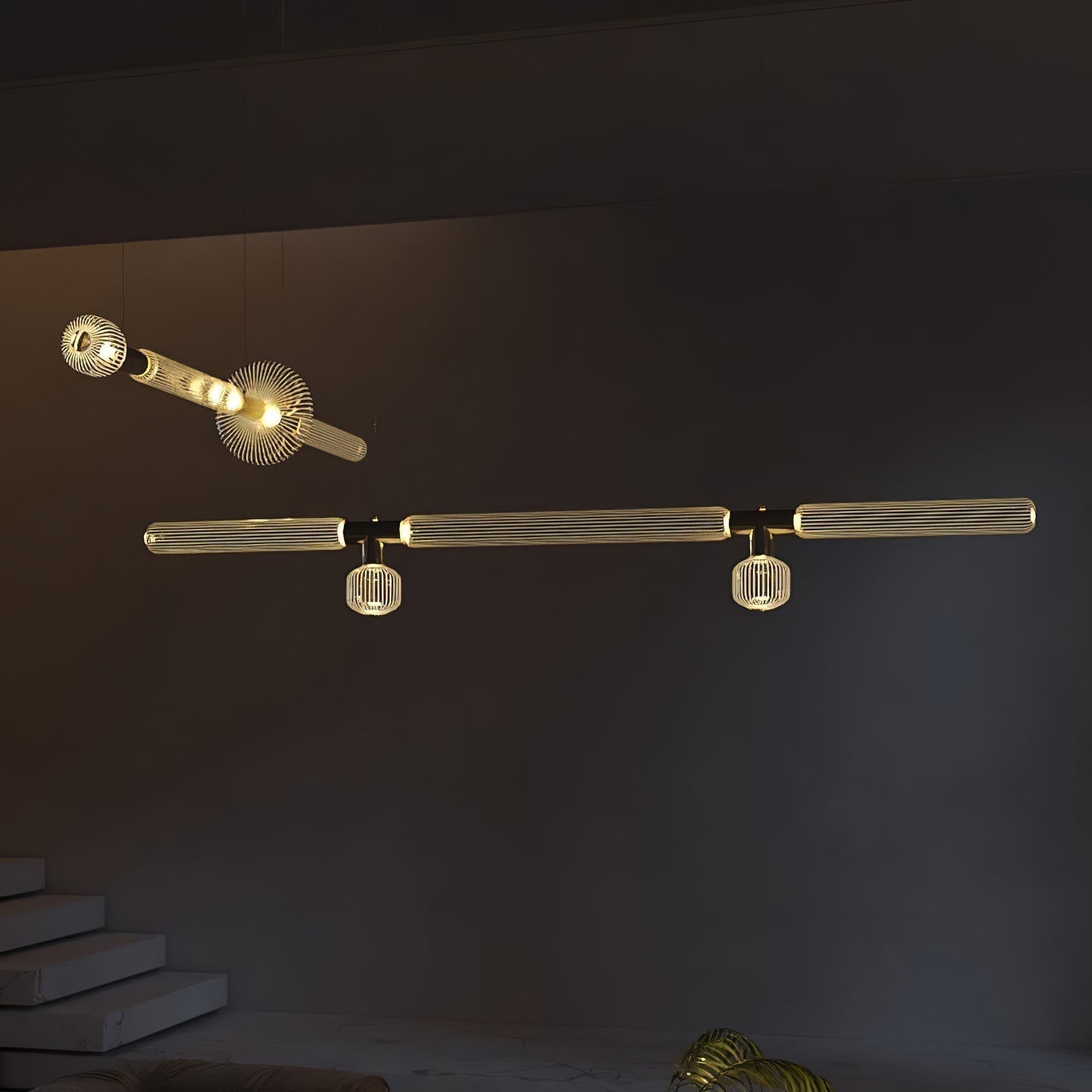 Solara Pendelleuchte Kristall Zylinder Cipher Modern-Letslighting