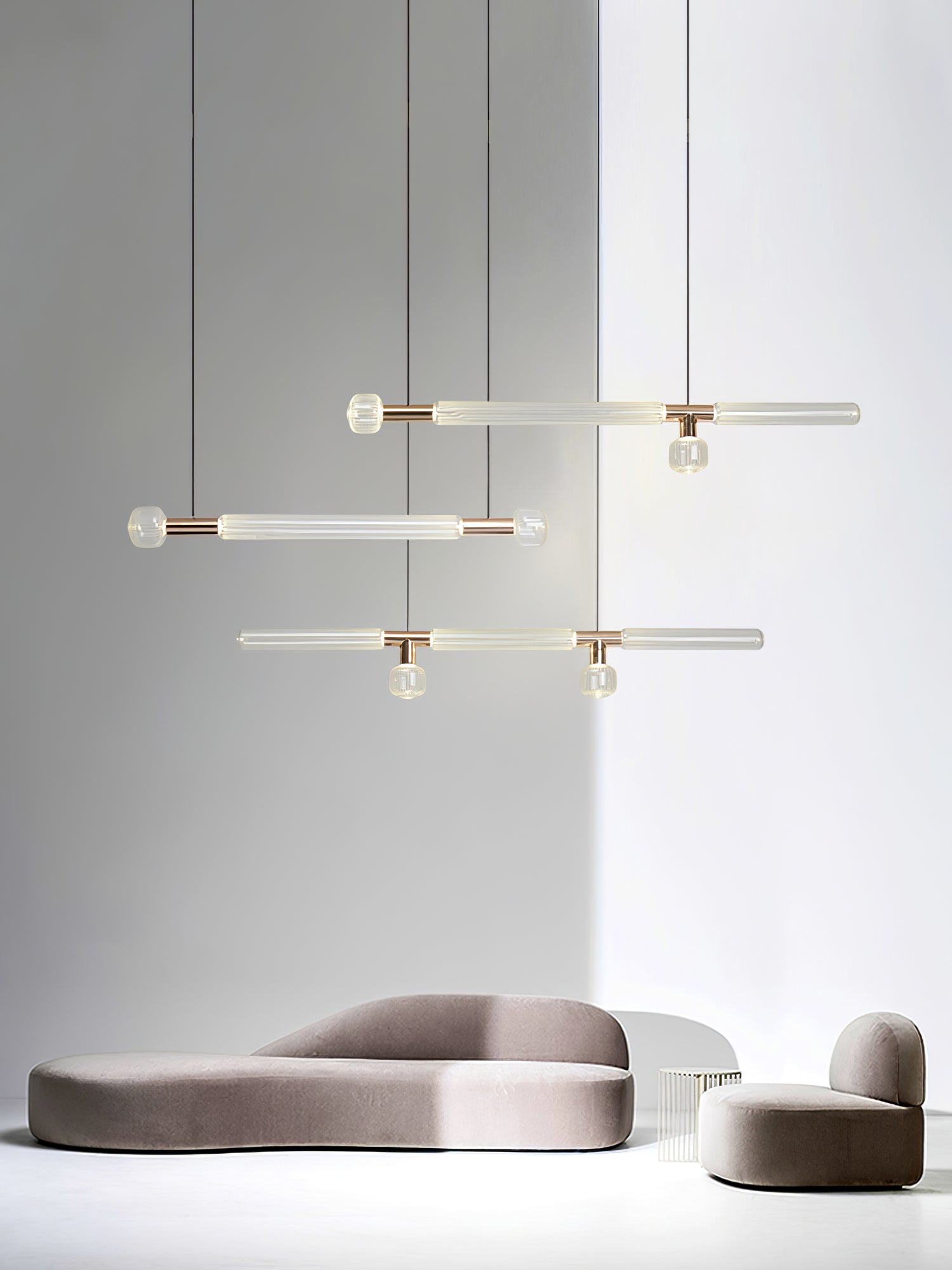 Solara Pendelleuchte Kristall Zylinder Cipher Modern-Letslighting