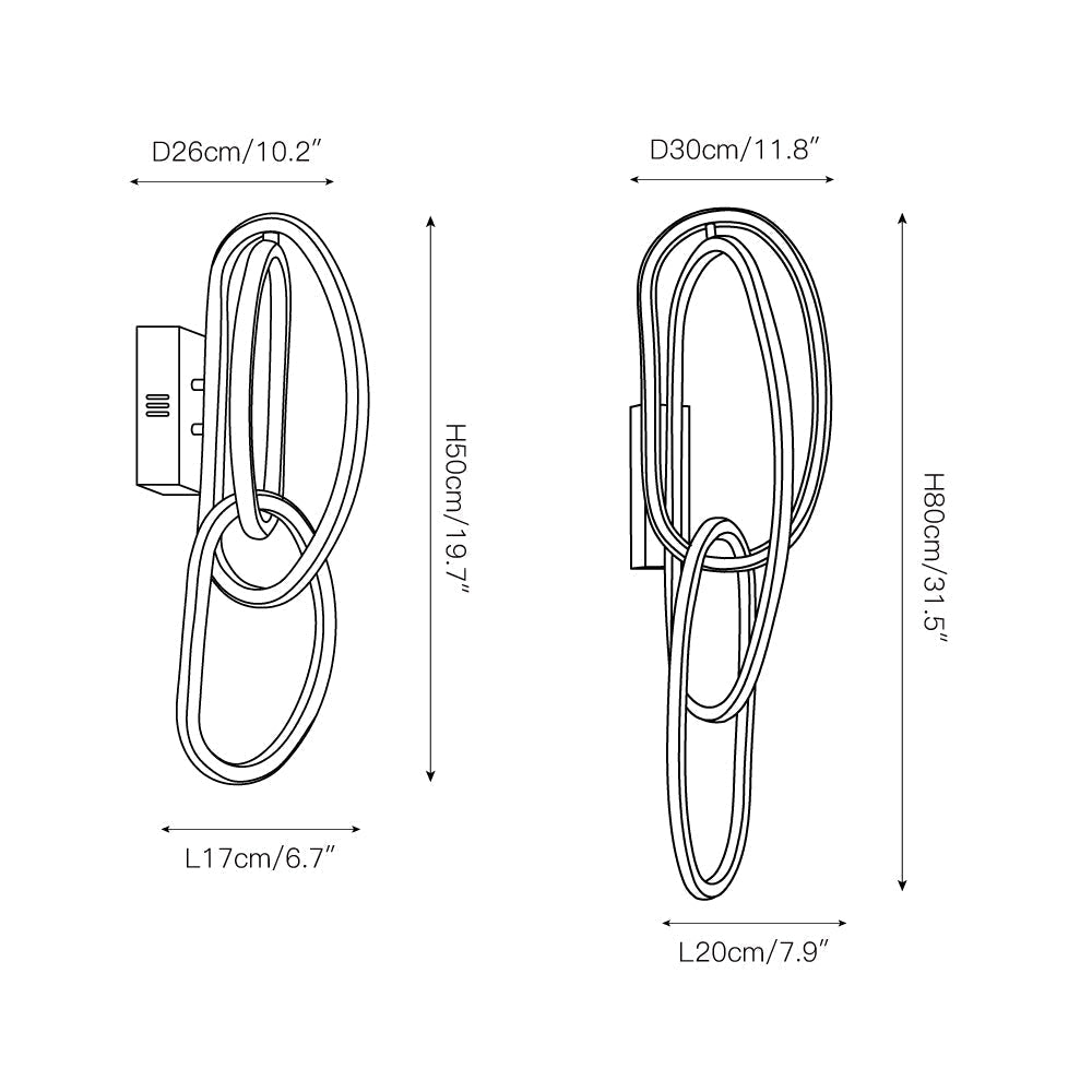 Urge LED Wandleuchte-Letslighting