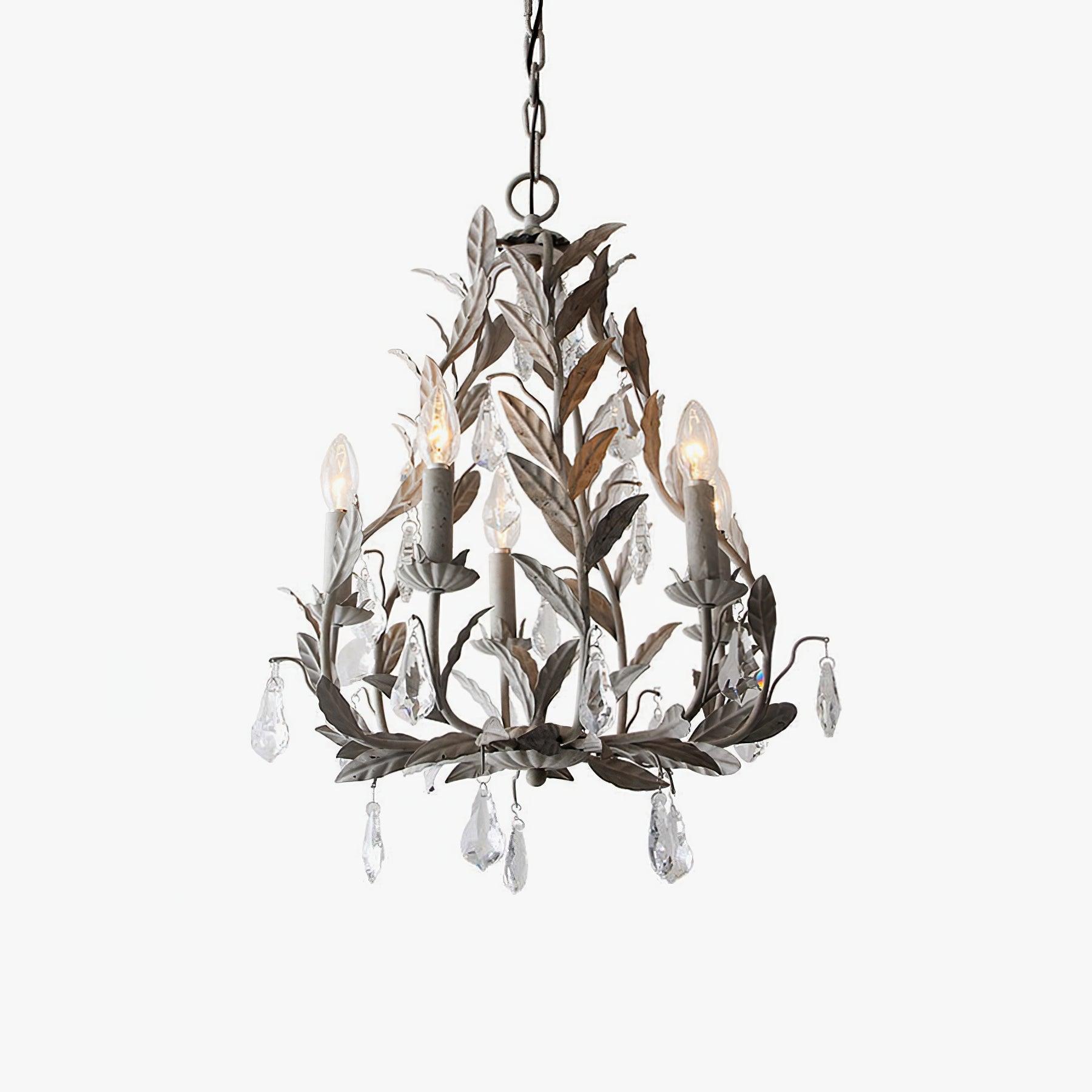 Sylvia Vintage Glas Kronleuchter-Letslighting