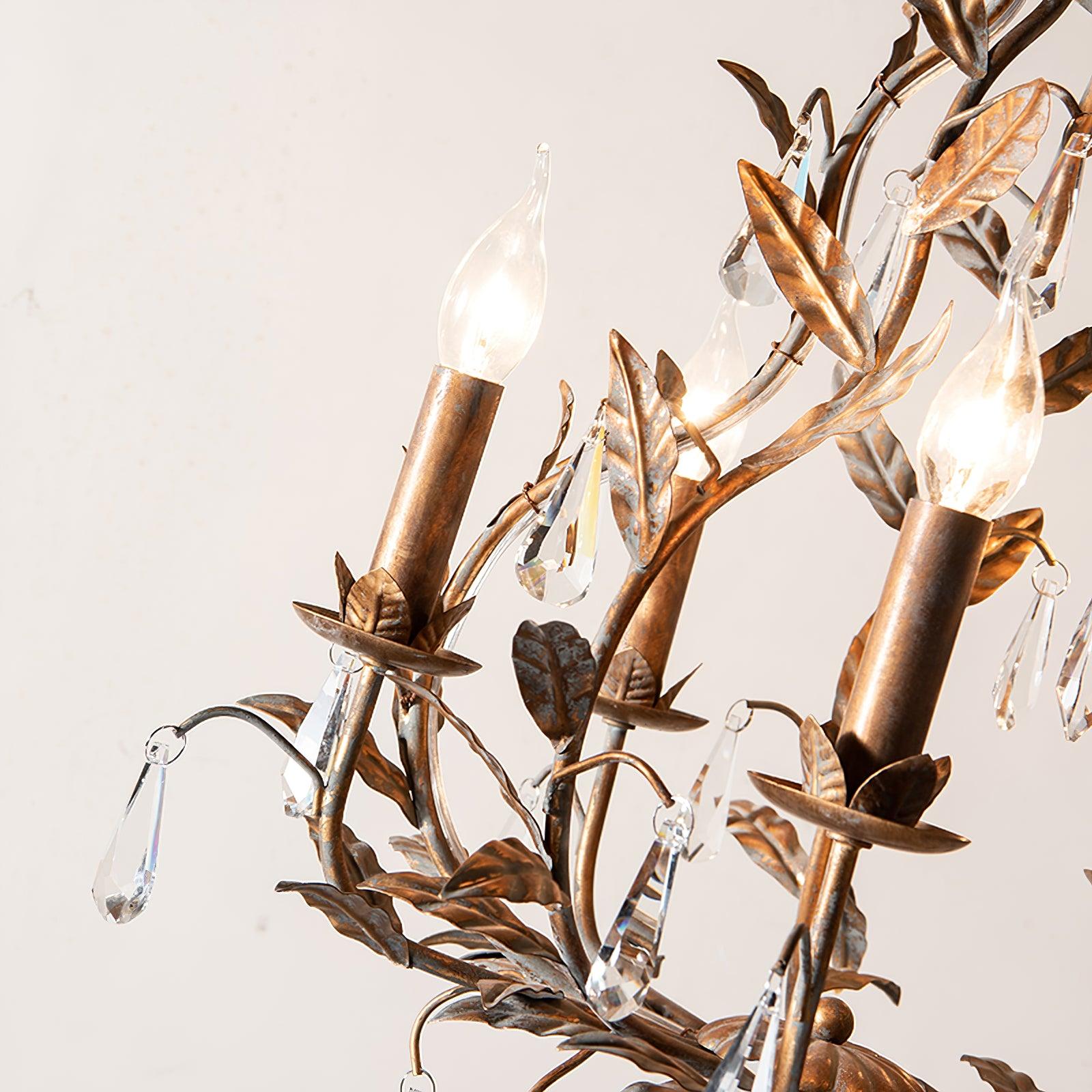 Sylvia Vintage Glas Kronleuchter-Letslighting