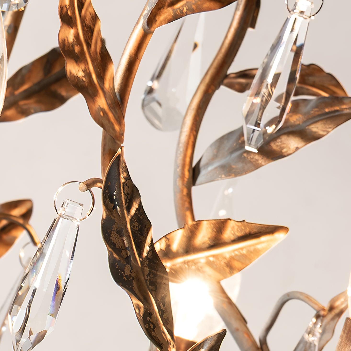 Sylvia Vintage Glas Kronleuchter-Letslighting