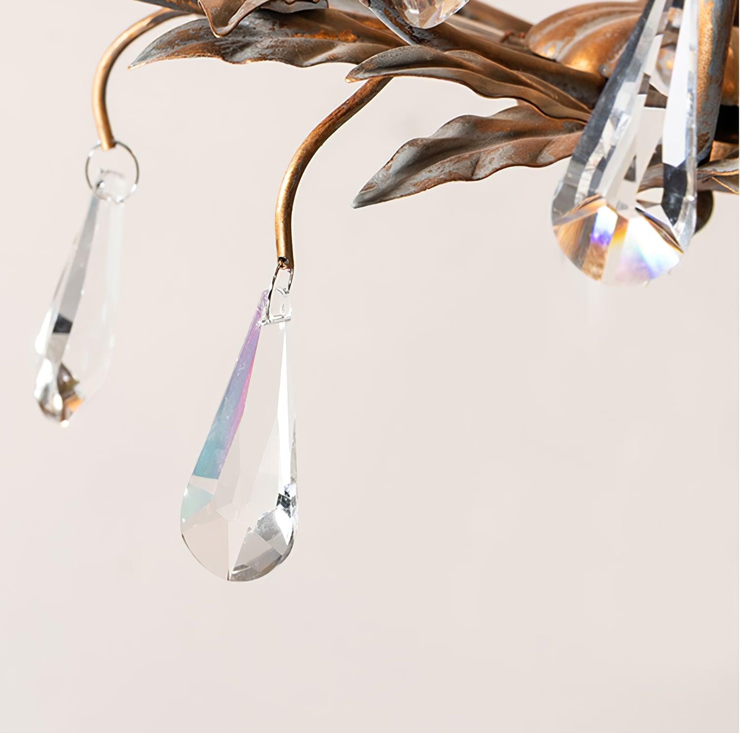 Sylvia Vintage Glas Kronleuchter-Letslighting