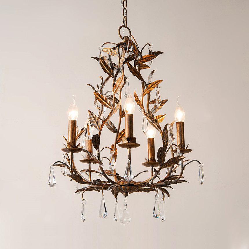 Sylvia Vintage Glas Kronleuchter-Letslighting