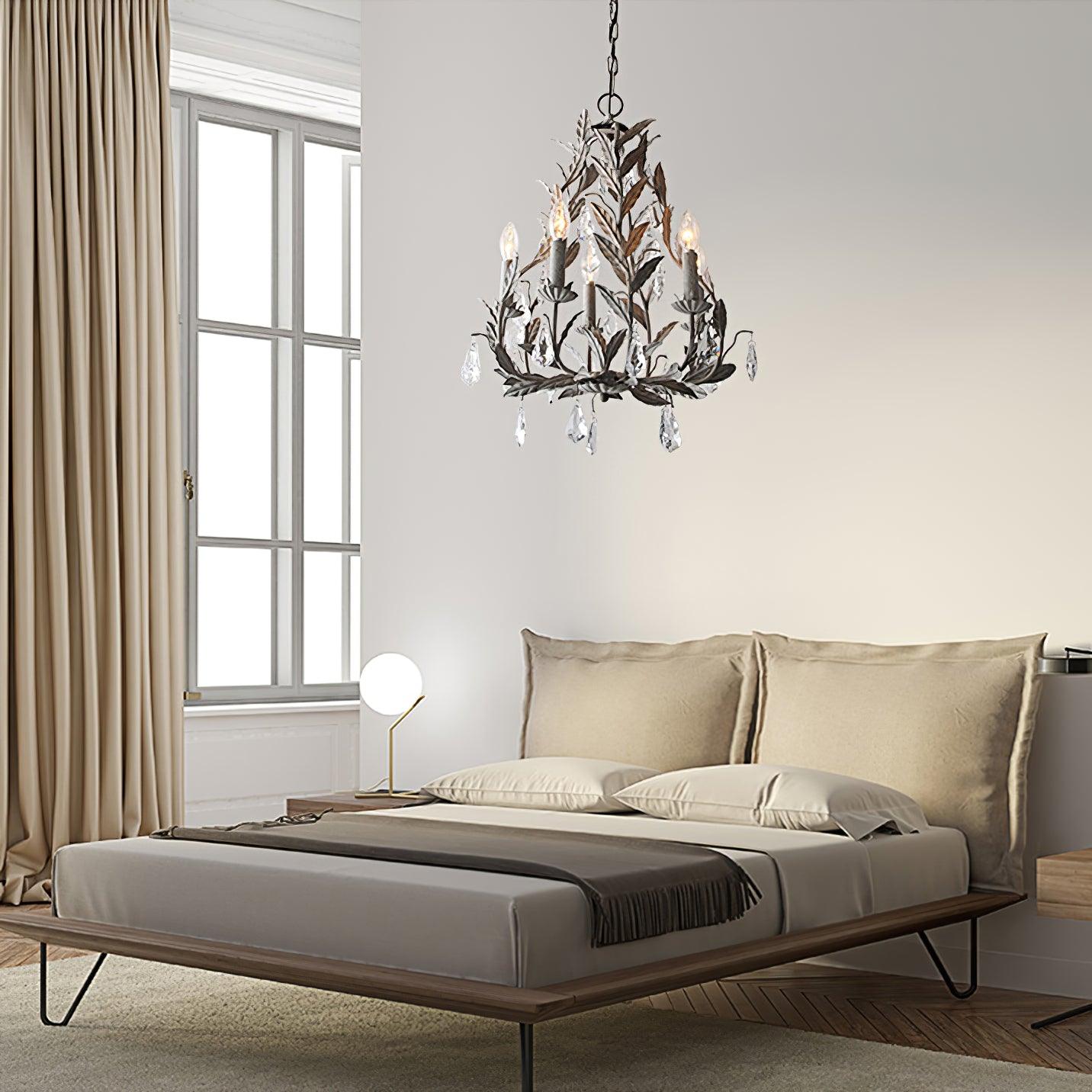 Sylvia Vintage Glas Kronleuchter-Letslighting