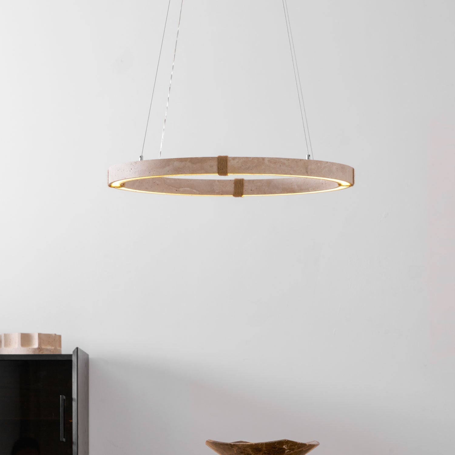 Alsilis Travertine Chandelier - Blowlighting