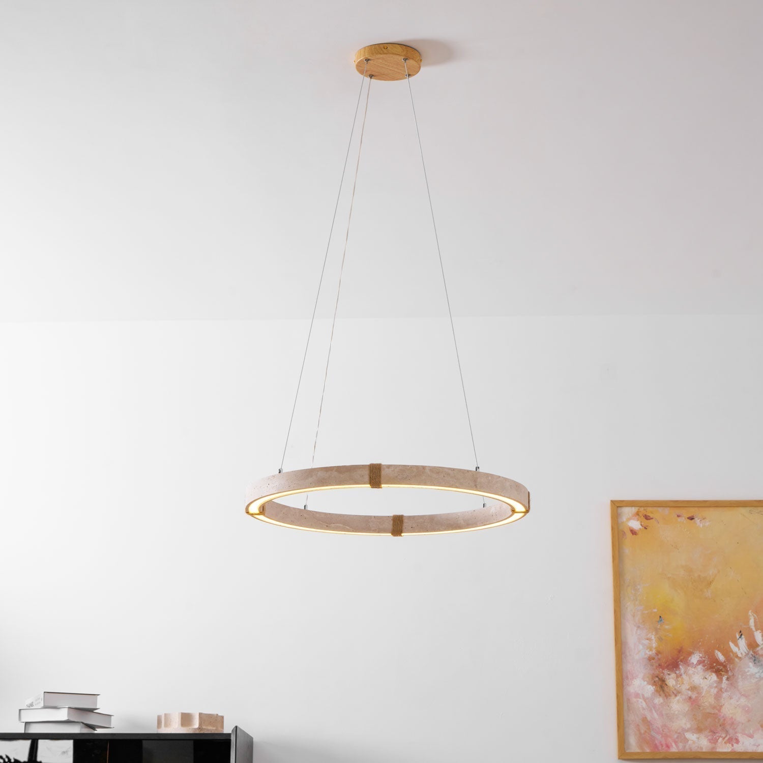 Alsilis Travertine Chandelier - Blowlighting