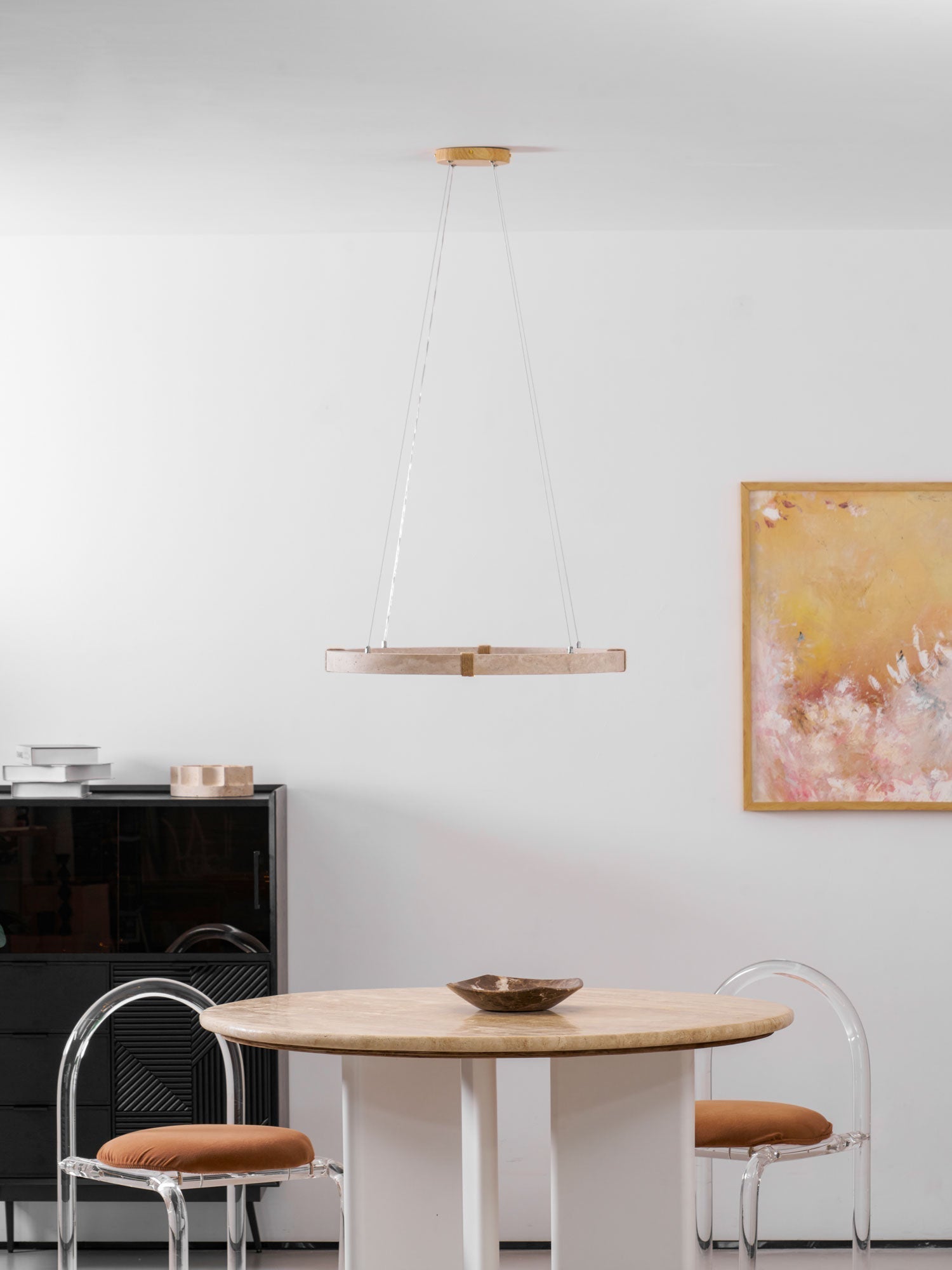 Alsilis Travertine Chandelier - Blowlighting