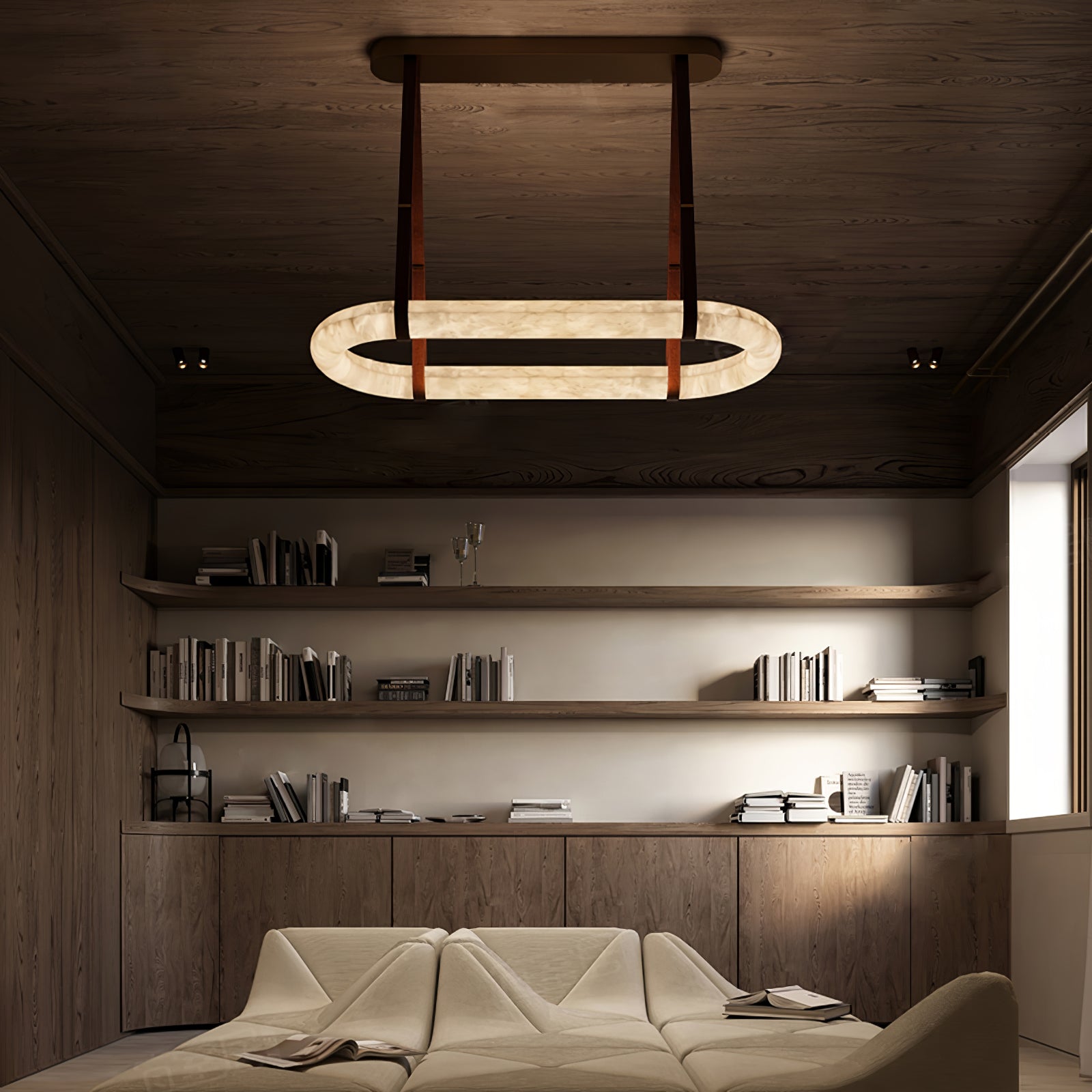 Nerina Alabaster Pendant Light - Neutralighting