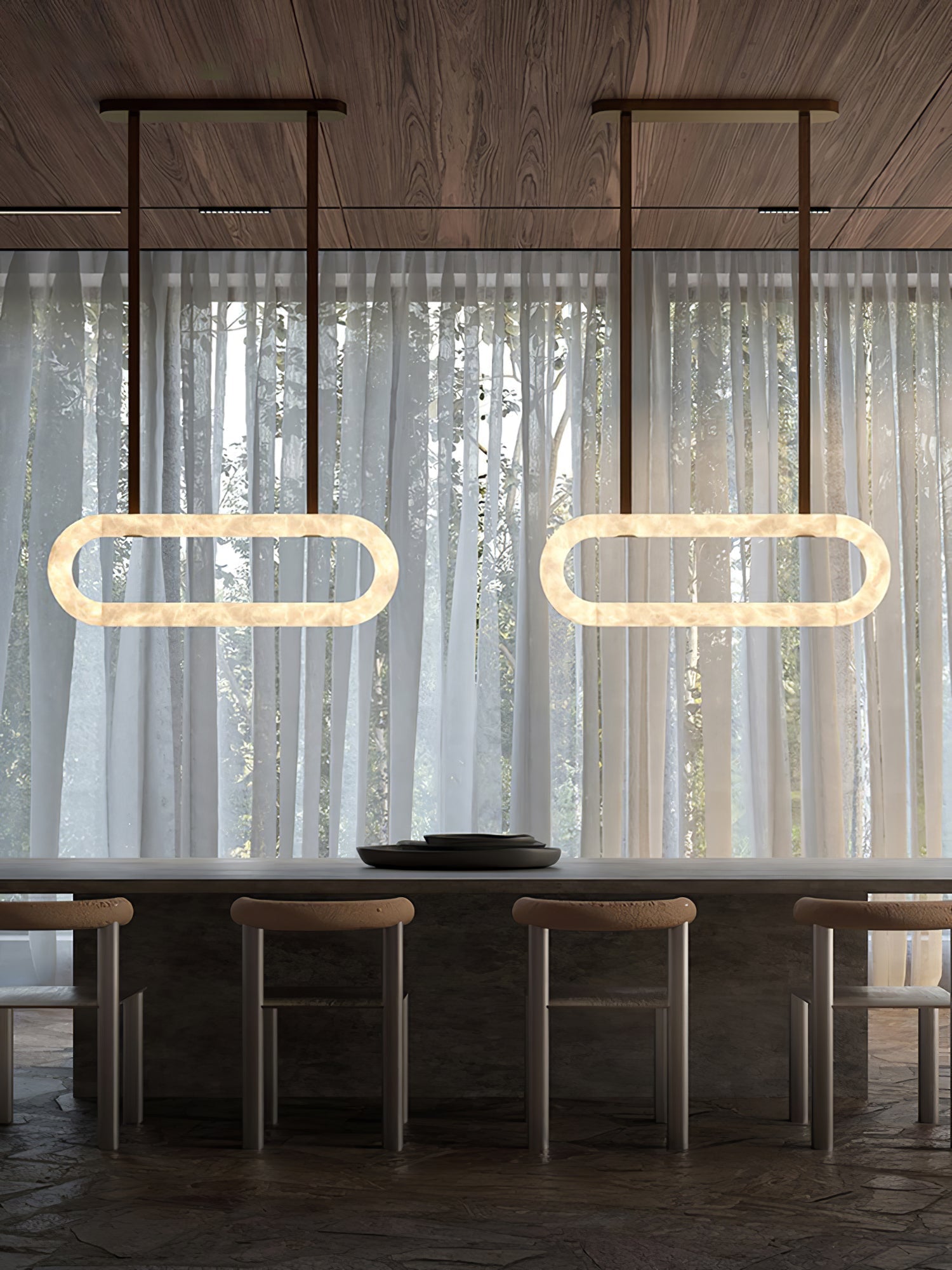 Nerina Alabaster Pendant Light - Neutralighting