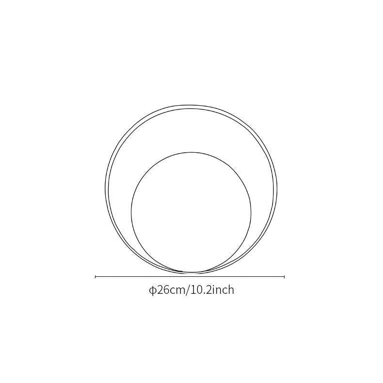 Erliren Moderne Minimalistische Kreis-Wandleuchte-Letslighting
