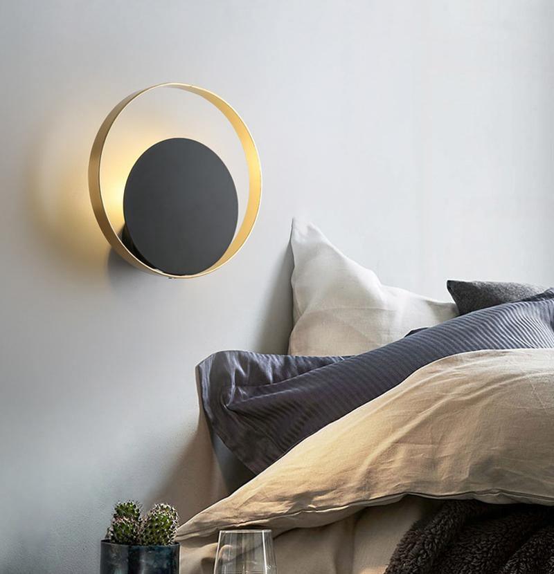 Erliren Moderne Minimalistische Kreis-Wandleuchte-Letslighting