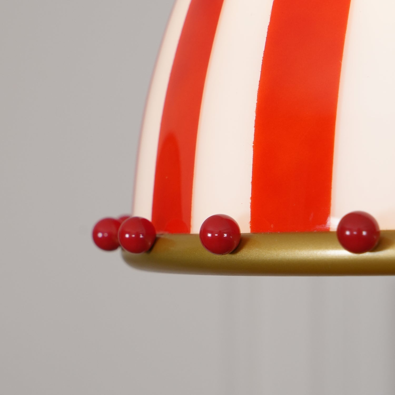 Red and white stripes Glass Pendant Lamp - Letslighting