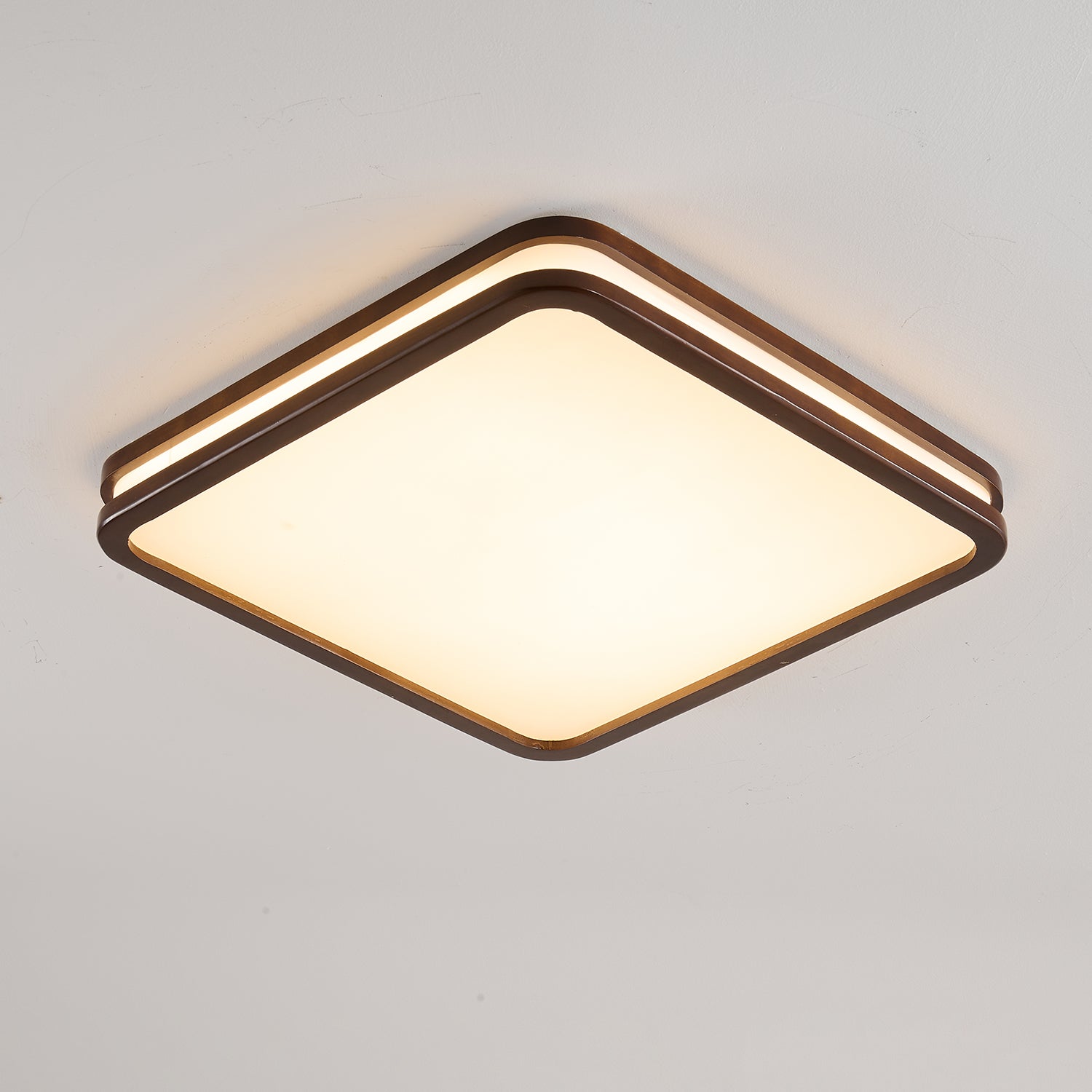 Nysilos Moderne minimalistische Deckenleuchte aus Holz-Letslighting