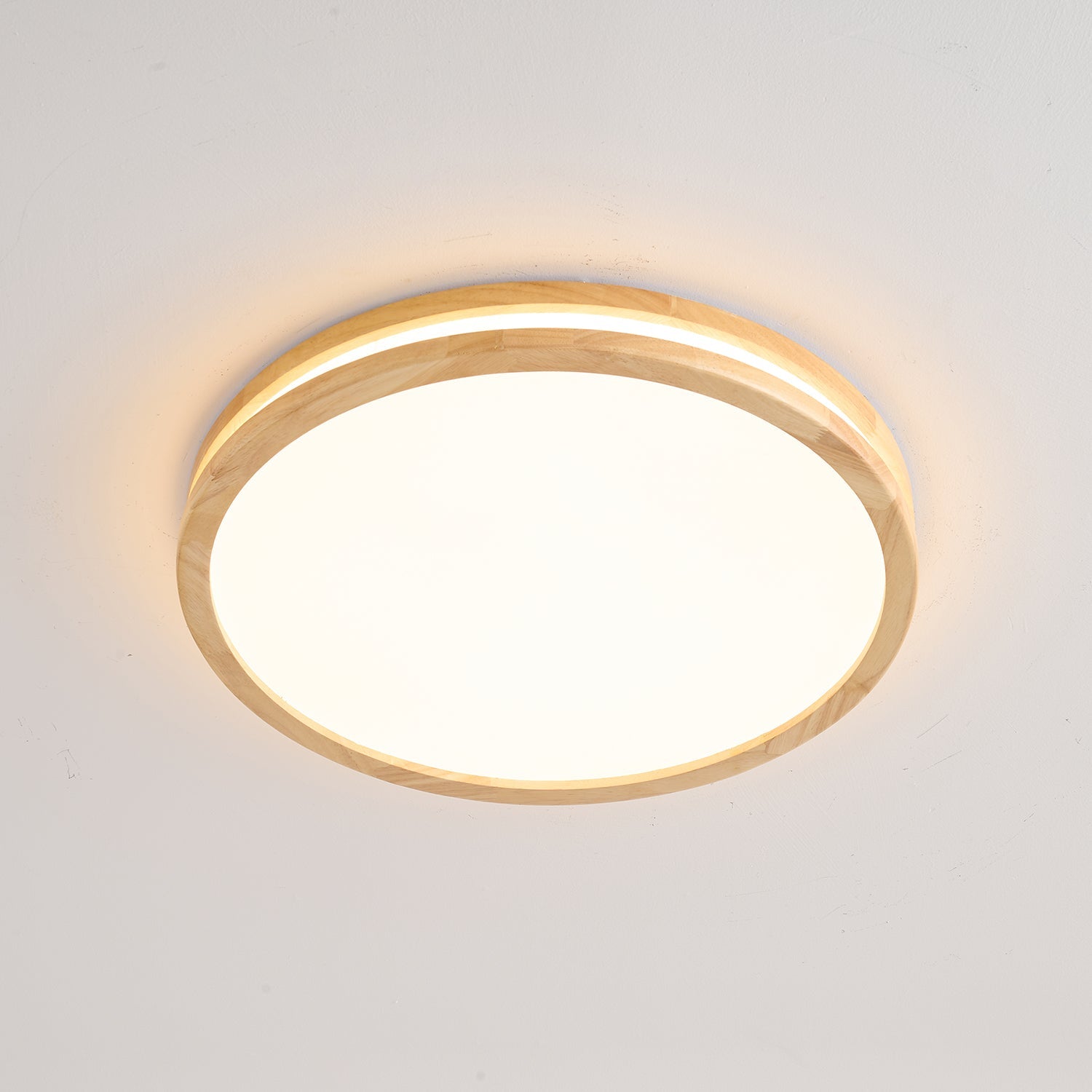 Nysilos Moderne minimalistische Deckenleuchte aus Holz-Letslighting