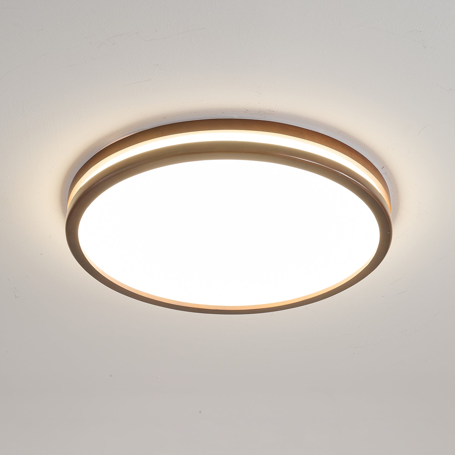 Nysilos Moderne minimalistische Deckenleuchte aus Holz-Letslighting