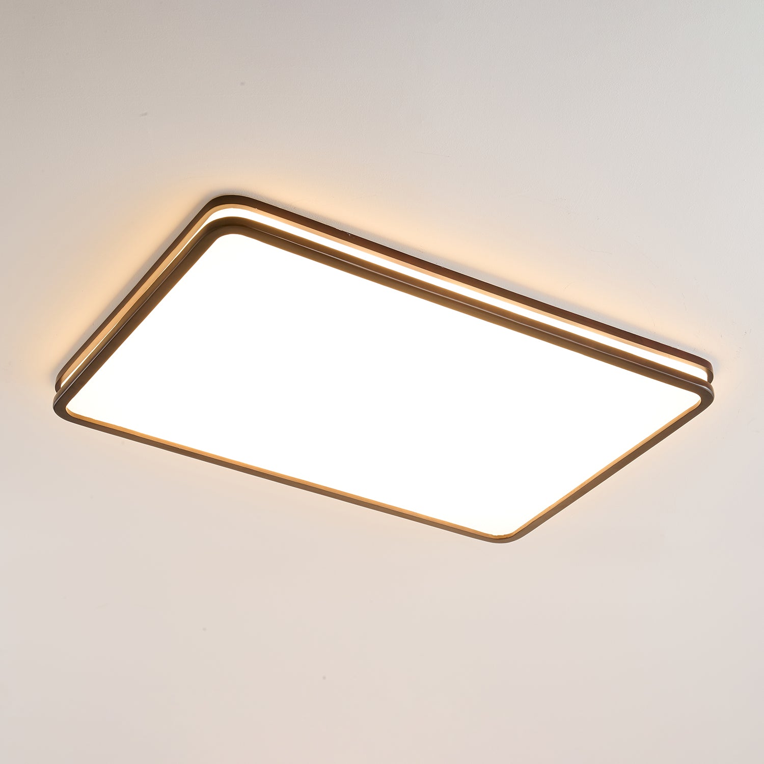 Nysilos Moderne minimalistische Deckenleuchte aus Holz-Letslighting