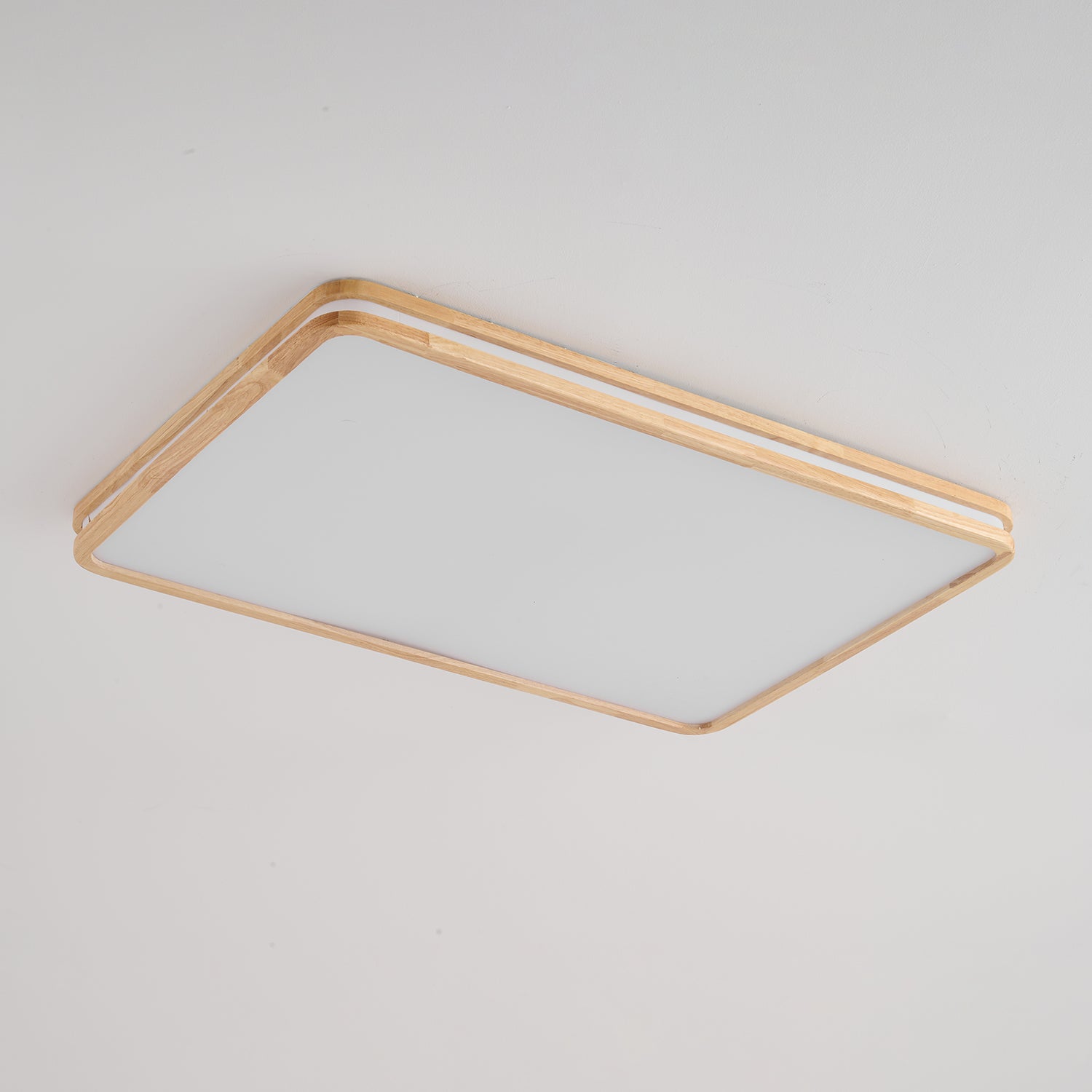 Nysilos Moderne minimalistische Deckenleuchte aus Holz-Letslighting