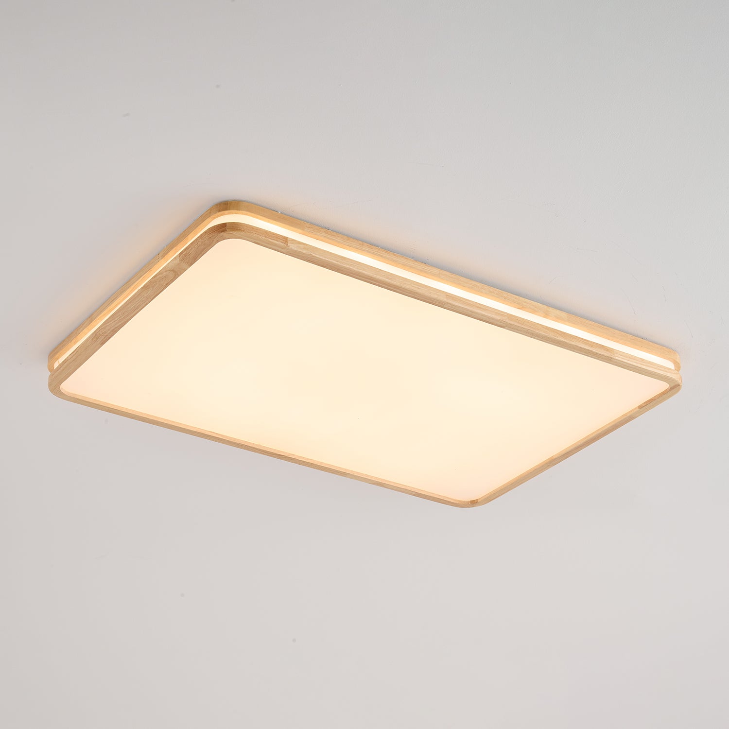 Nysilos Moderne minimalistische Deckenleuchte aus Holz-Letslighting