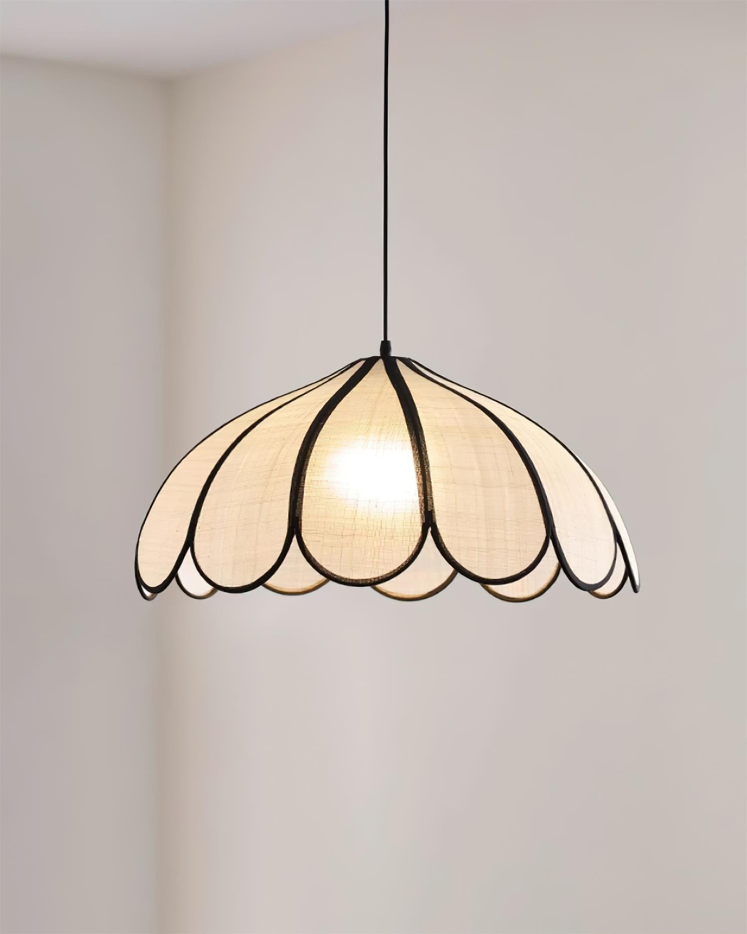 Pendelleuchte Gesäumter Pflanzenfaser Metallrahmen-Letslighting