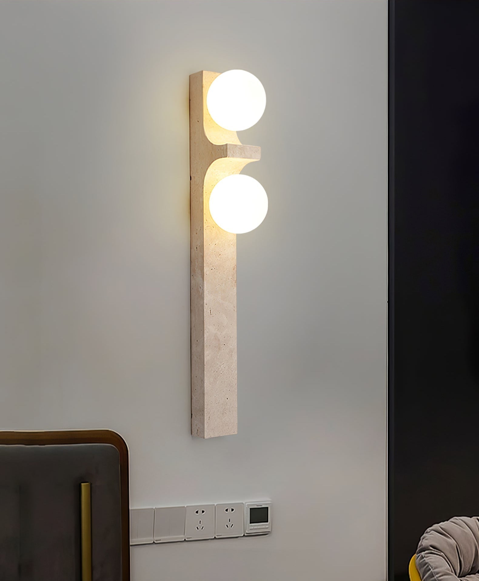 Umiren Travertine Wall Light - Neutralighting