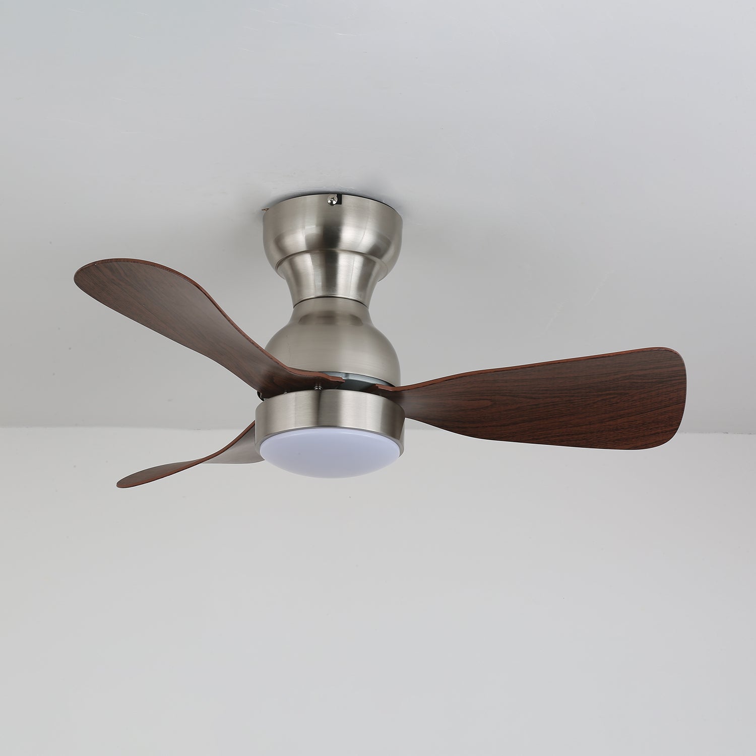 Aurdorus Moderner Holz-Deckenventilator mit Beleuchtung
