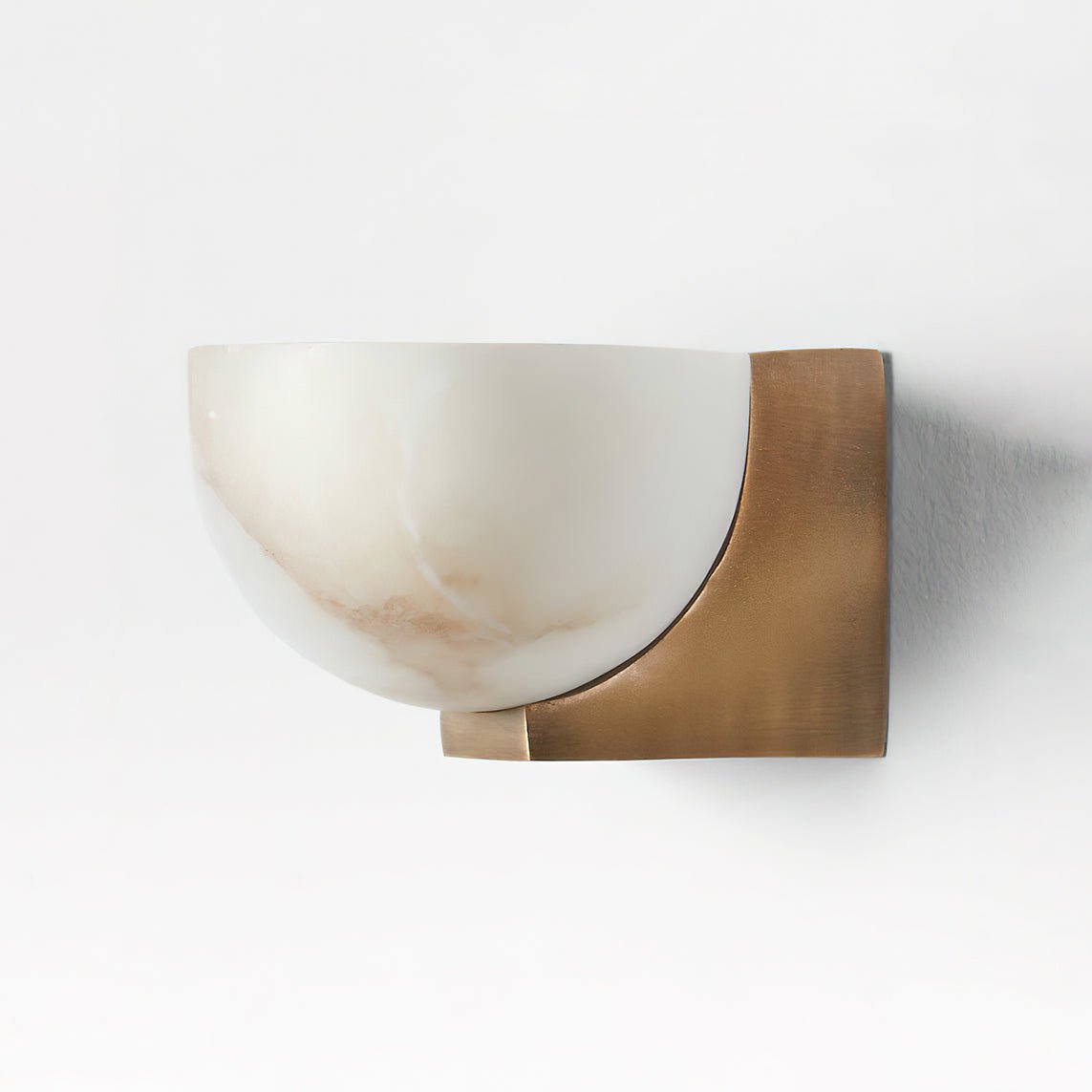 Corvina Bowl Alabaster Wall Light - Neutralighting
