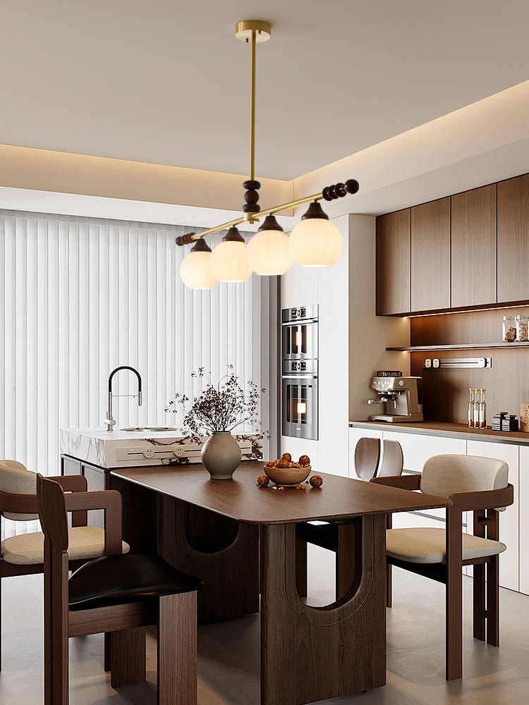 Vosole Traditioneller Eleganter Kronleuchter aus Vintage-Holz-Letslighting