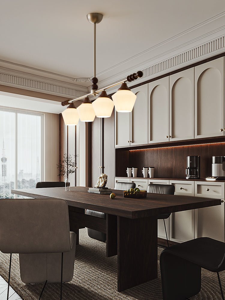 Vosole Traditioneller Eleganter Kronleuchter aus Vintage-Holz-Letslighting