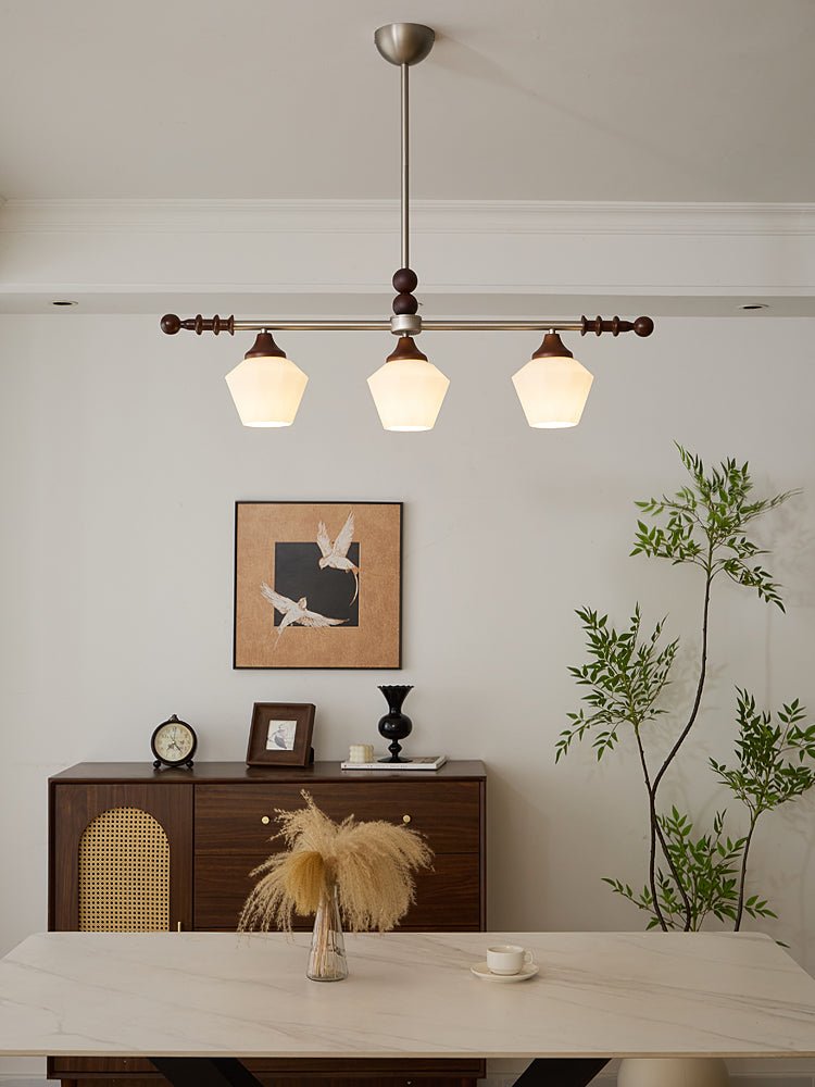 Vosole Traditioneller Eleganter Kronleuchter aus Vintage-Holz-Letslighting