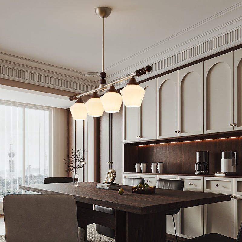 Vosole Traditioneller Eleganter Kronleuchter aus Vintage-Holz-Letslighting