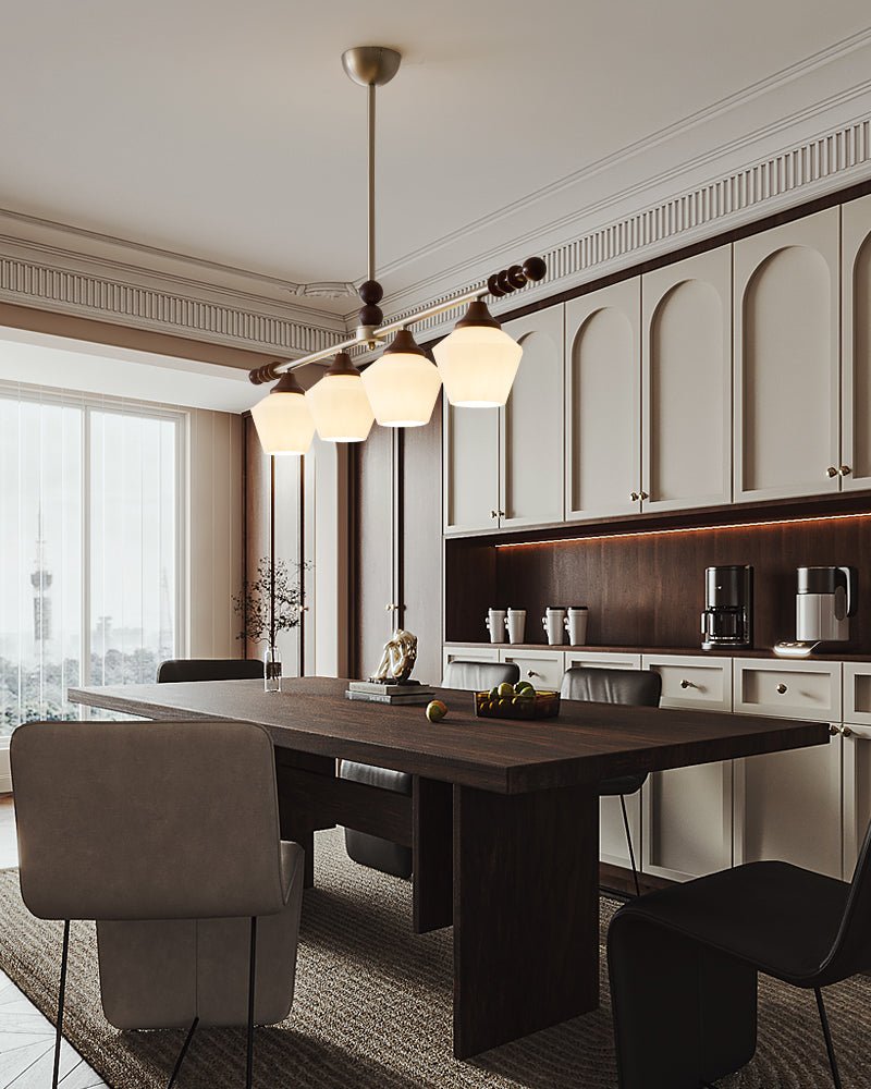 Vosole Traditioneller Eleganter Kronleuchter aus Vintage-Holz-Letslighting