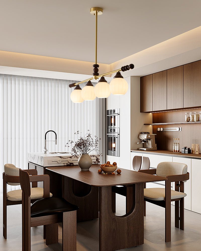 Vosole Traditioneller Eleganter Kronleuchter aus Vintage-Holz-Letslighting