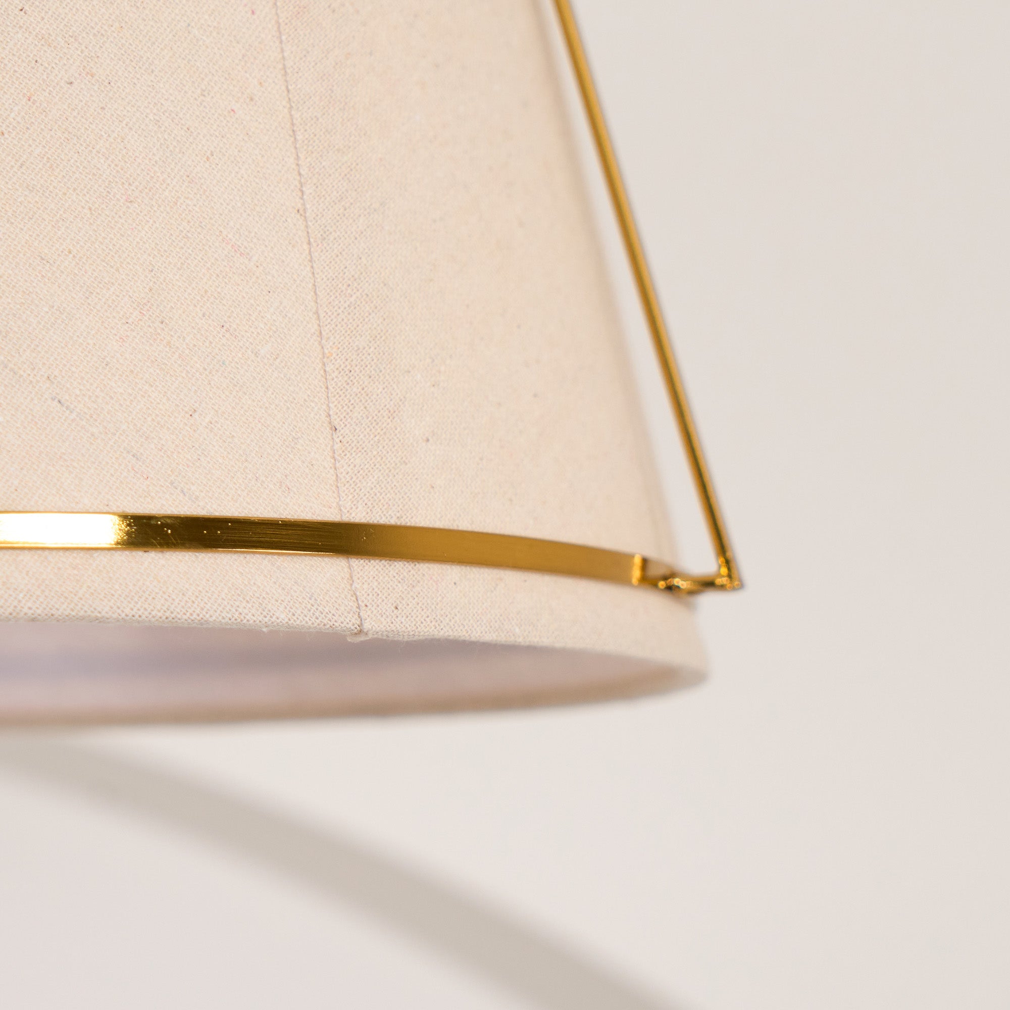 Yonder Traditionell Klassisch Messing Stoff Pendelleuchte-Letslighting