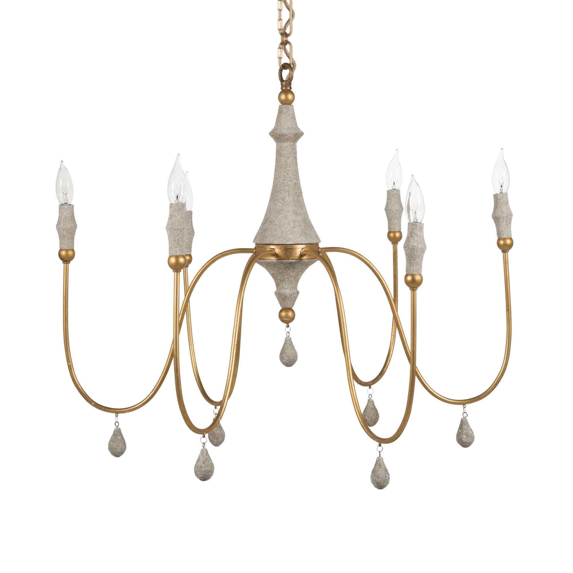 Arcad Vintage Industrial Wooden Chandelier-Letslighting